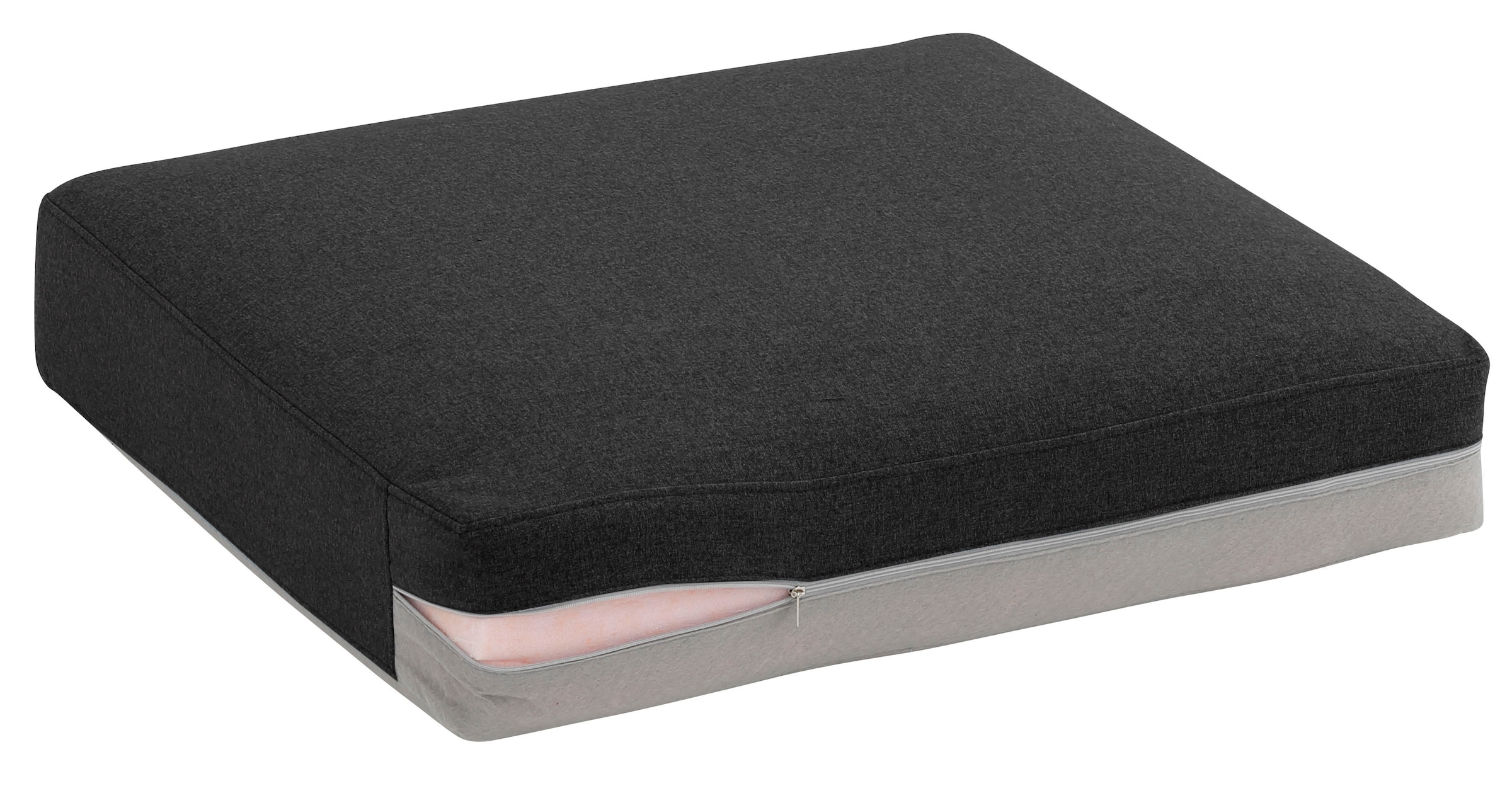 Home affaire Ecksofa »MARSEILLE (242/152cm),L-Form, Rec. rechts/links«, Massivholzbeine Eiche, Landhausstil, Wellenunterfederung