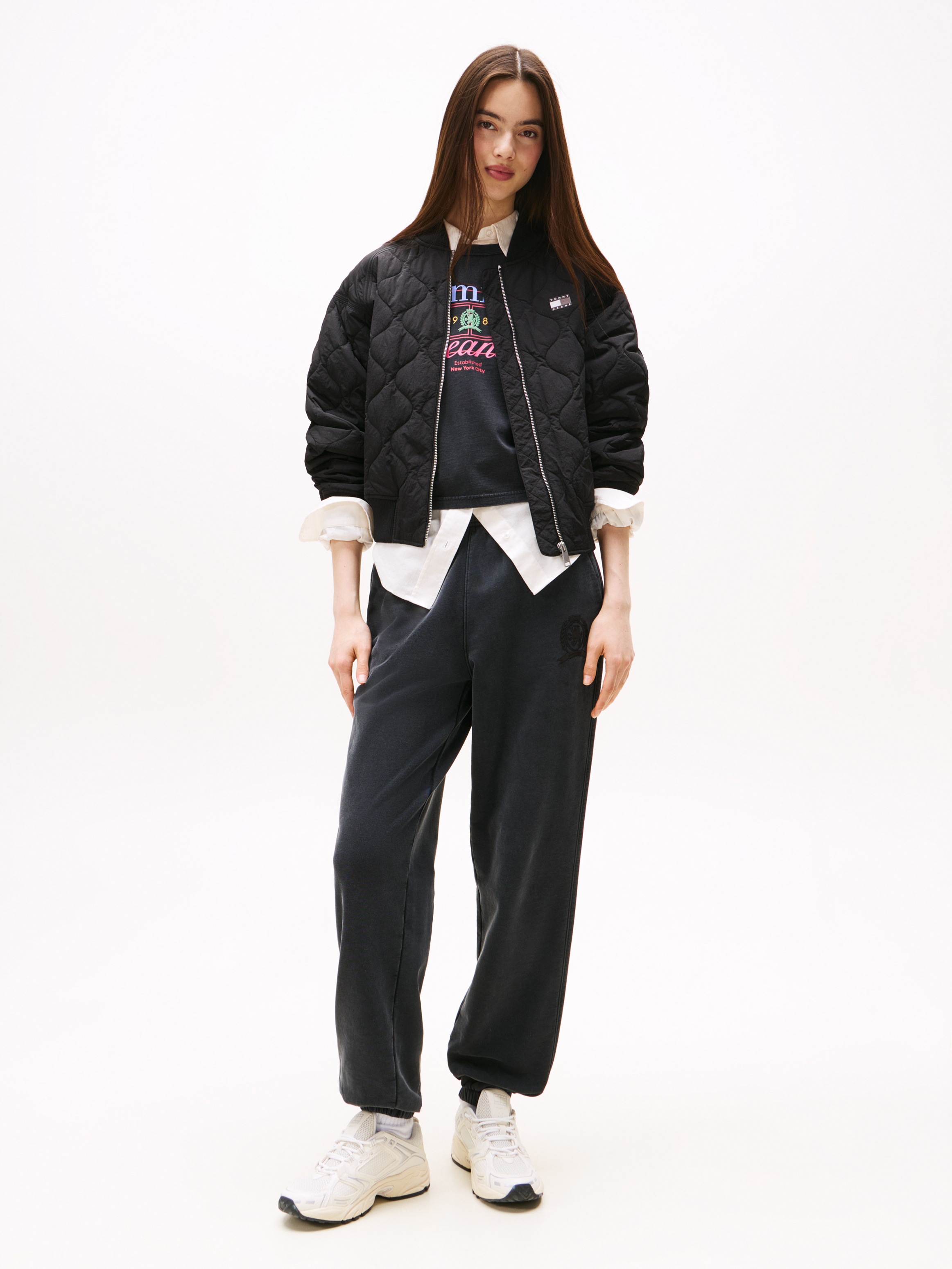 Tommy Jeans Bomberjacke »TJW QUILTED BOMBER«, ohne Kapuze