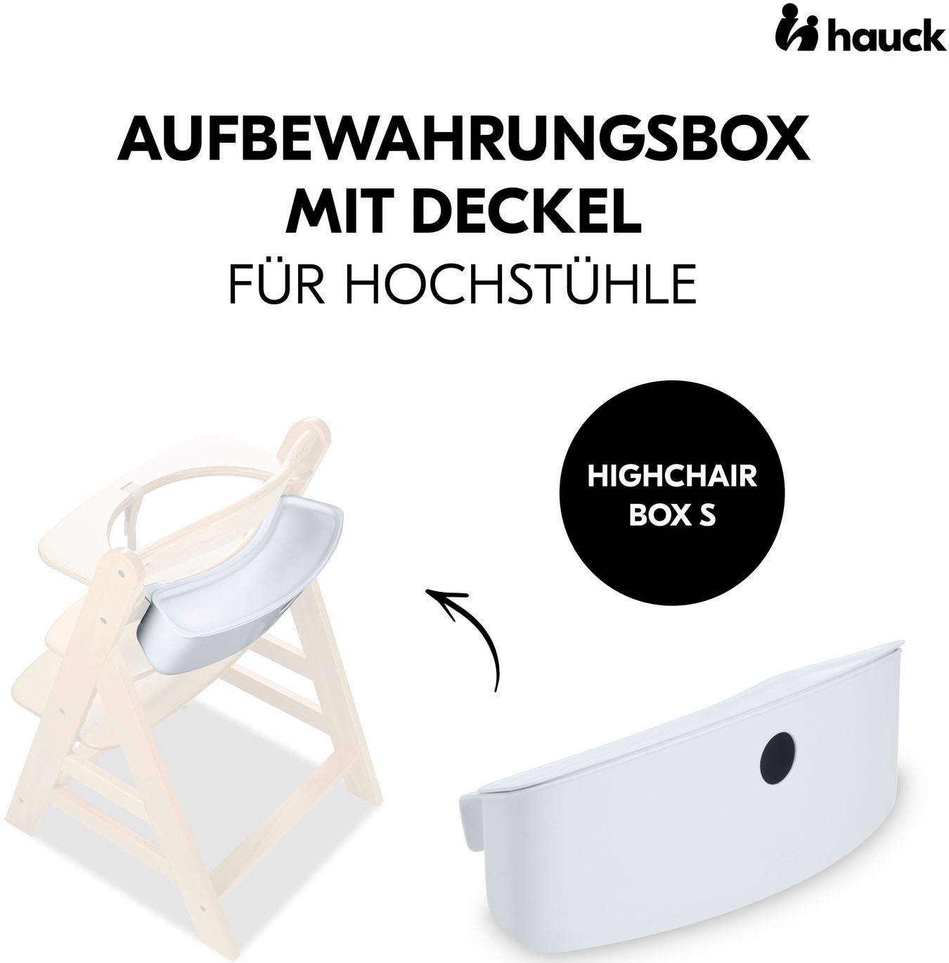 Hauck Boîte de rangement »Highchair Box S, white« für Hochstühle