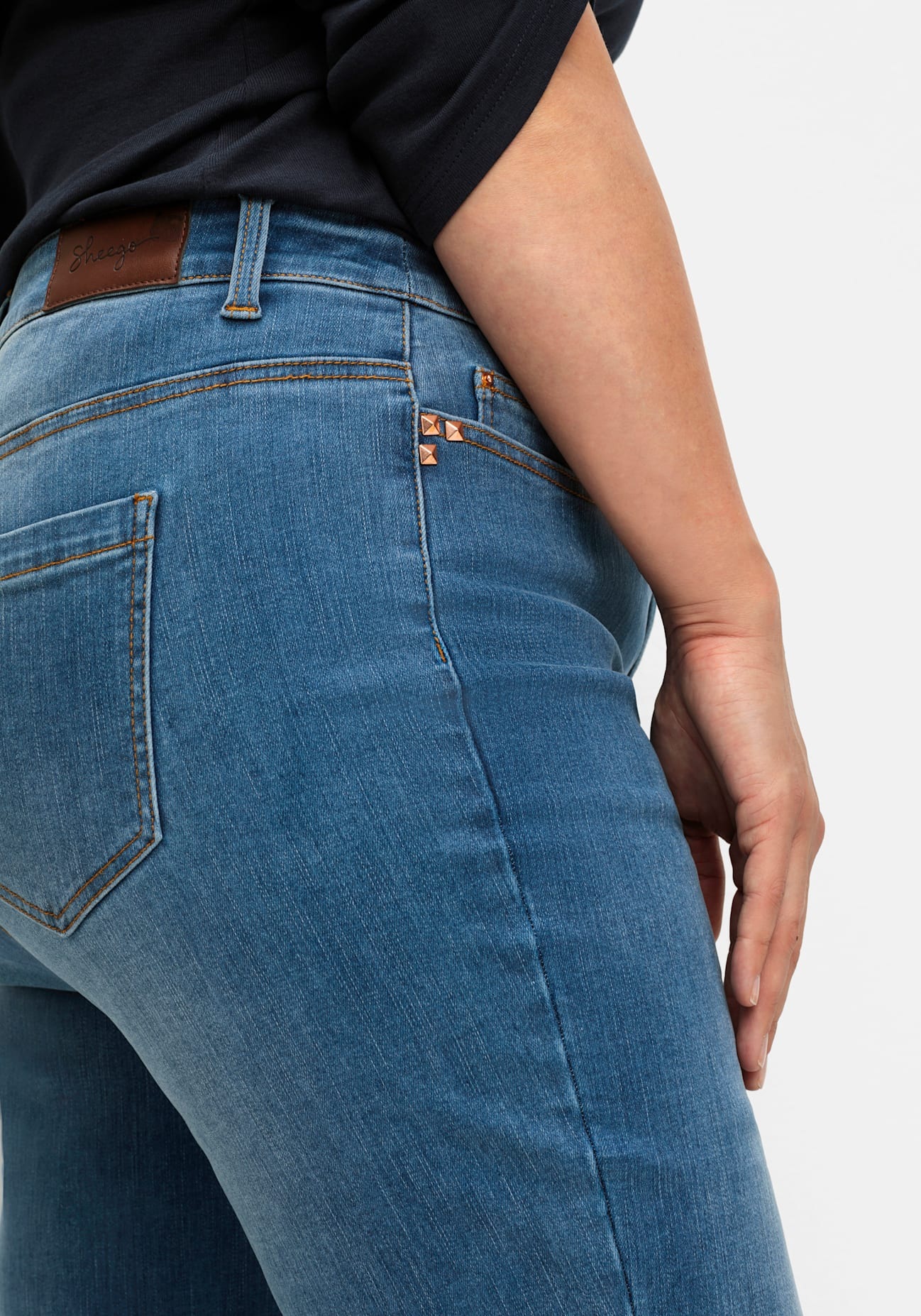Sheego Bequeme Jeans, (1 tlg.)