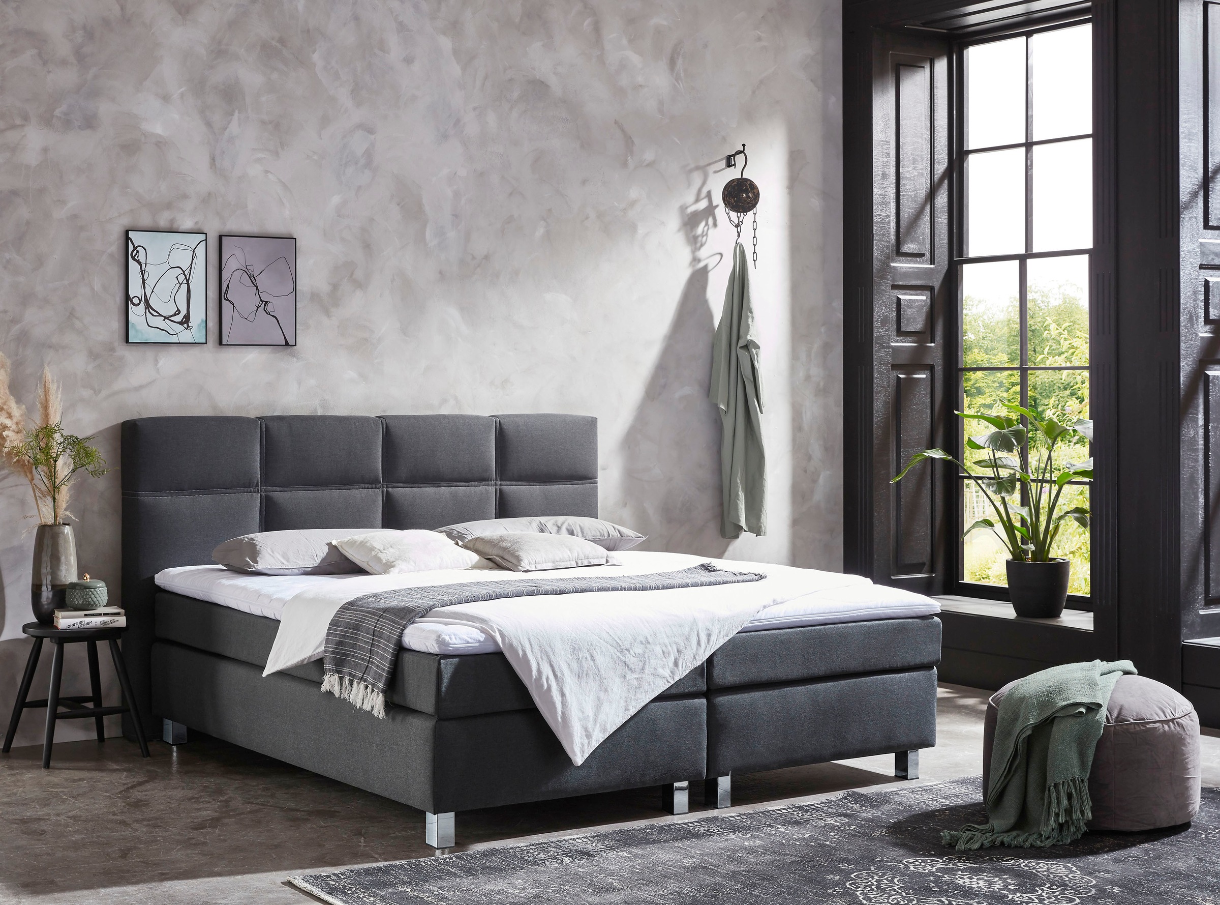 Image of Westfalia Schlafkomfort Boxspringbett, mit Topper bei Ackermann Versand Schweiz