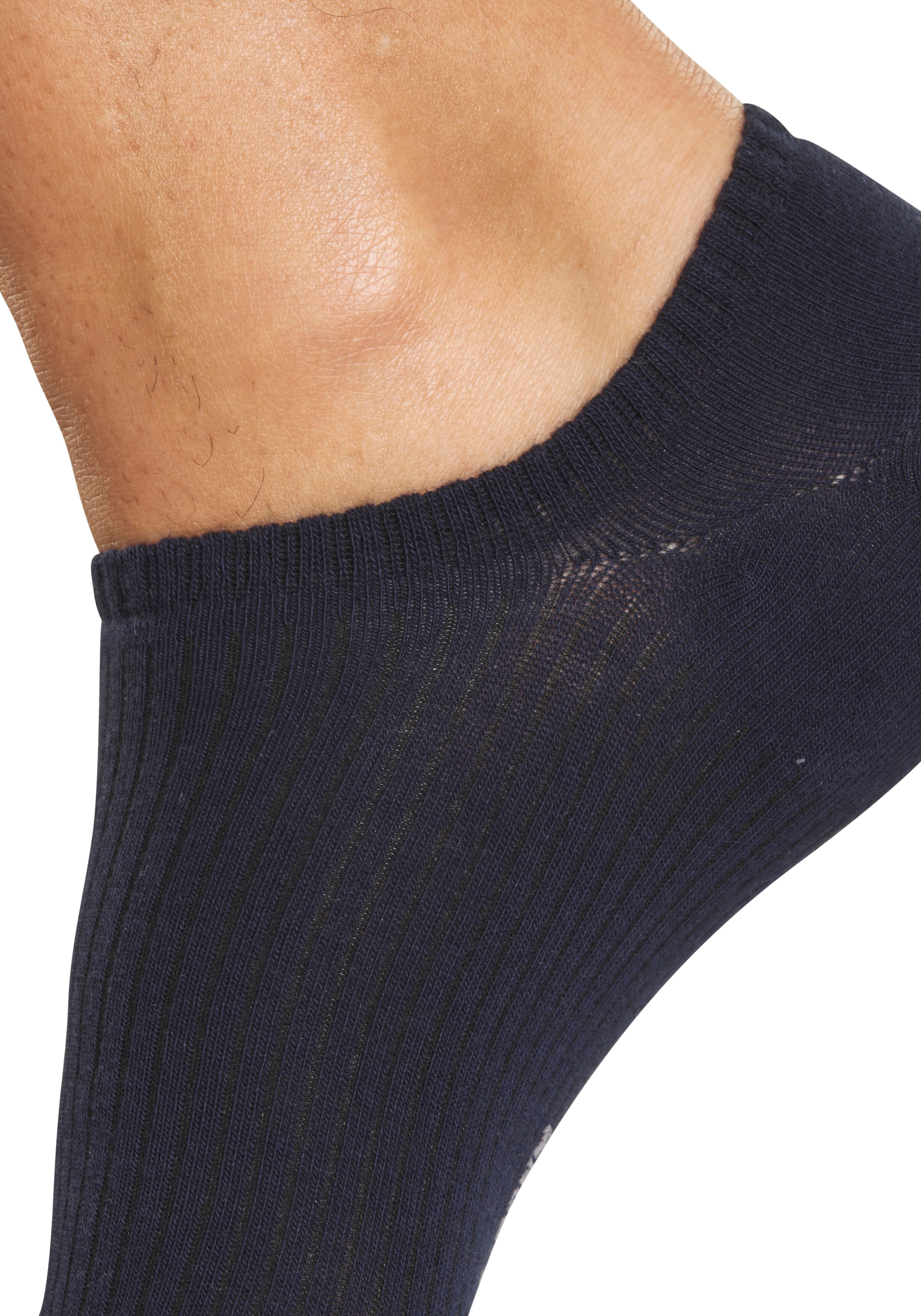 H.I.S Chaussettes de baskets Paquet, 7 Couple tlg. invisible und gerippt