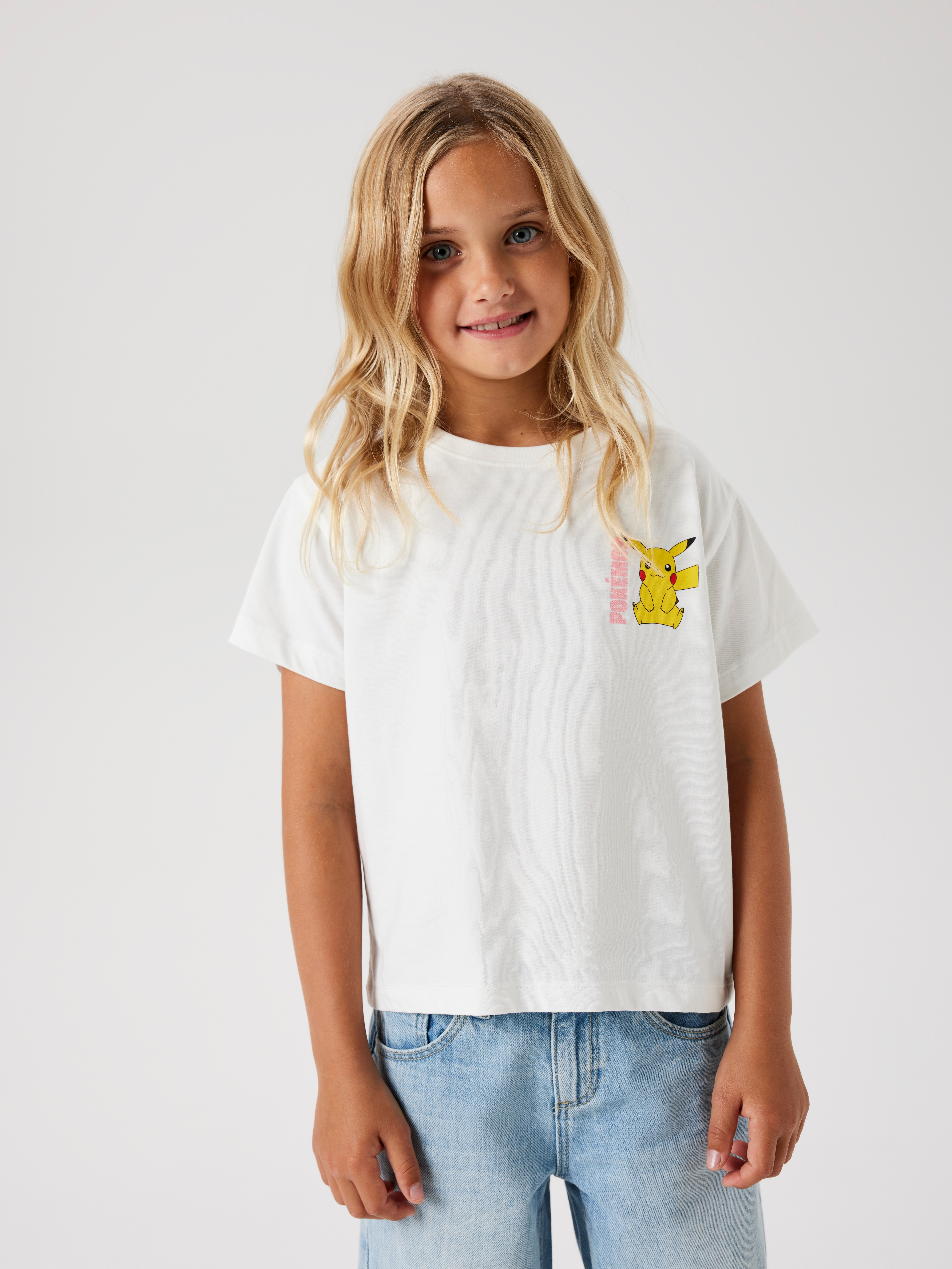 Name It T-Shirt »NKFDYPPI POKEMON SS RLX TOP NOOS SKY« mit tollem Pokémon Brust- und grossem Rückenmotiv