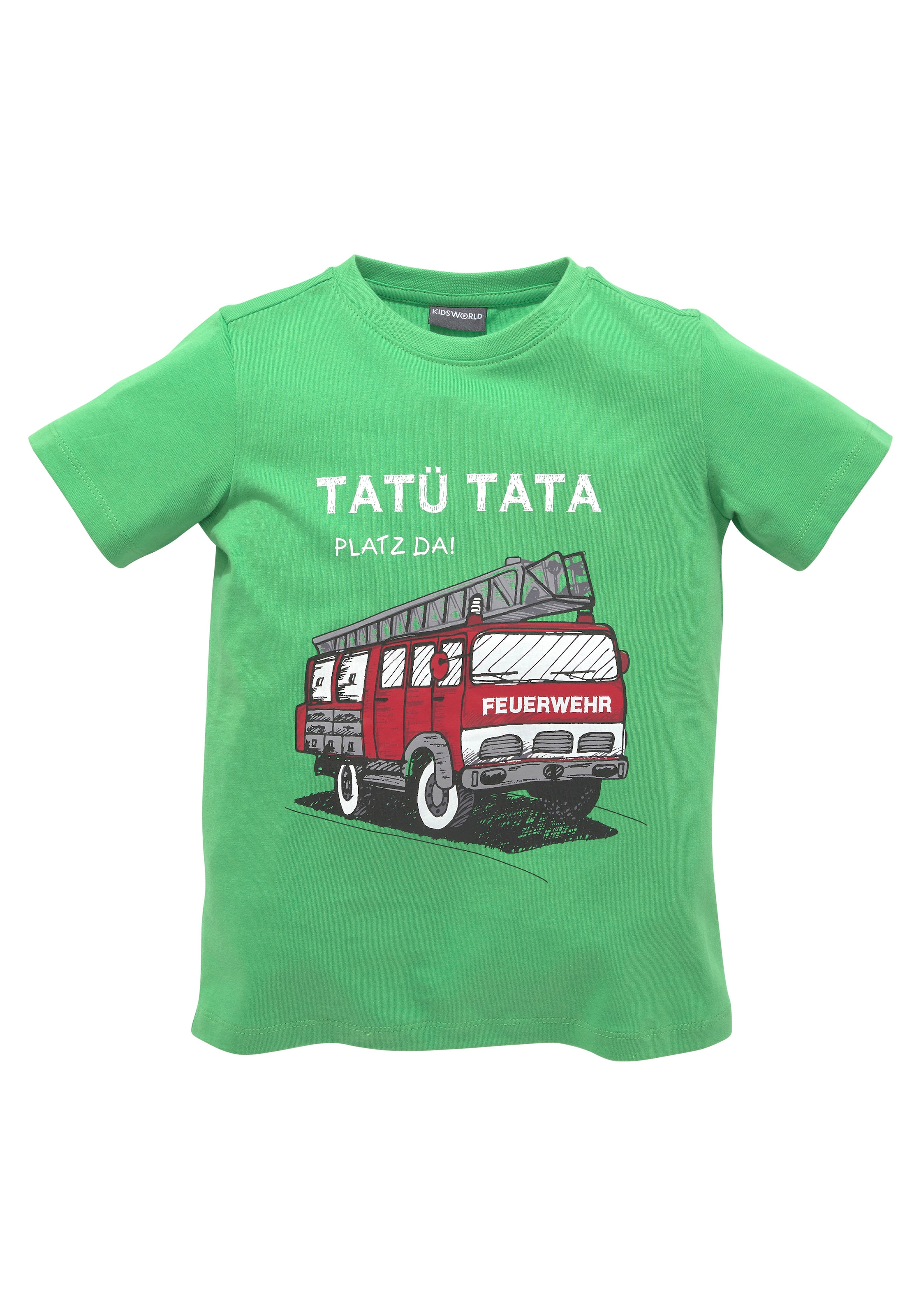 KIDSWORLD Feuerwehr »PLATZ versandkostenfrei T-Shirt auf DA«,