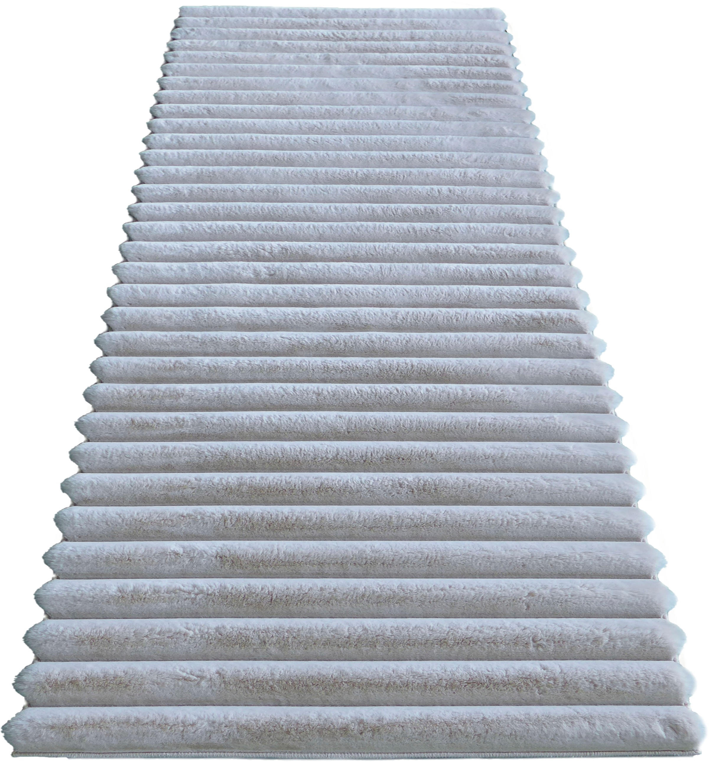 Image of Leonique Läufer »Melanie«, rechteckig, 15 mm Höhe, Hoch-Tief Struktur, Teppichläufer, 3D Kunstfell, idealer Teppich für Wohnzimmer, Schlafzimmer, Flur, Diele bei Ackermann Versand Schweiz