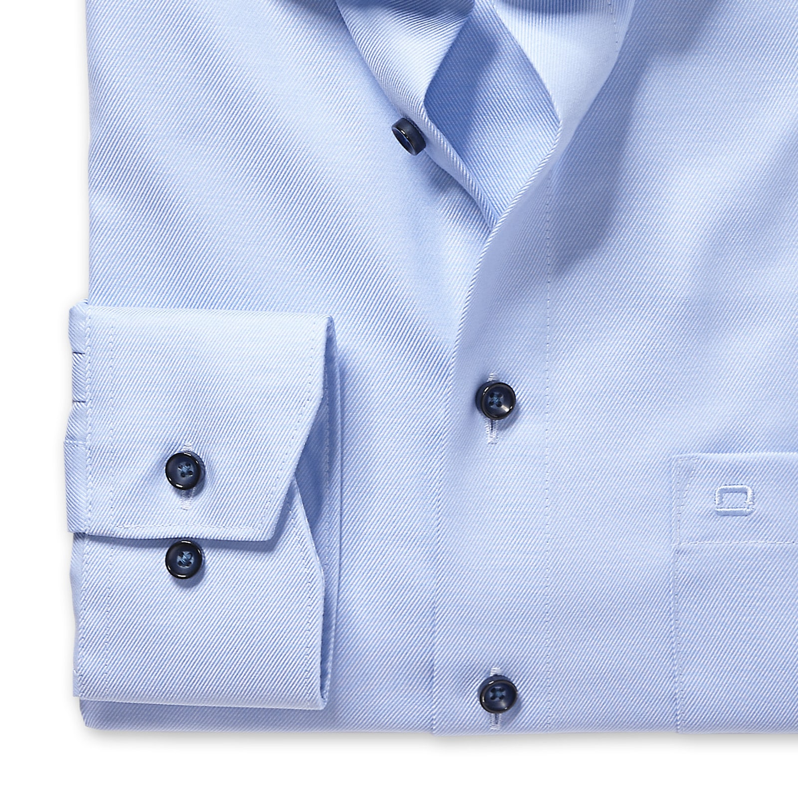 OLYMP Chemise d'affaires »Luxor Comfort Fit New-Kentkragen« kontrastfarbene Details an Krageninnenseite, comfort fit