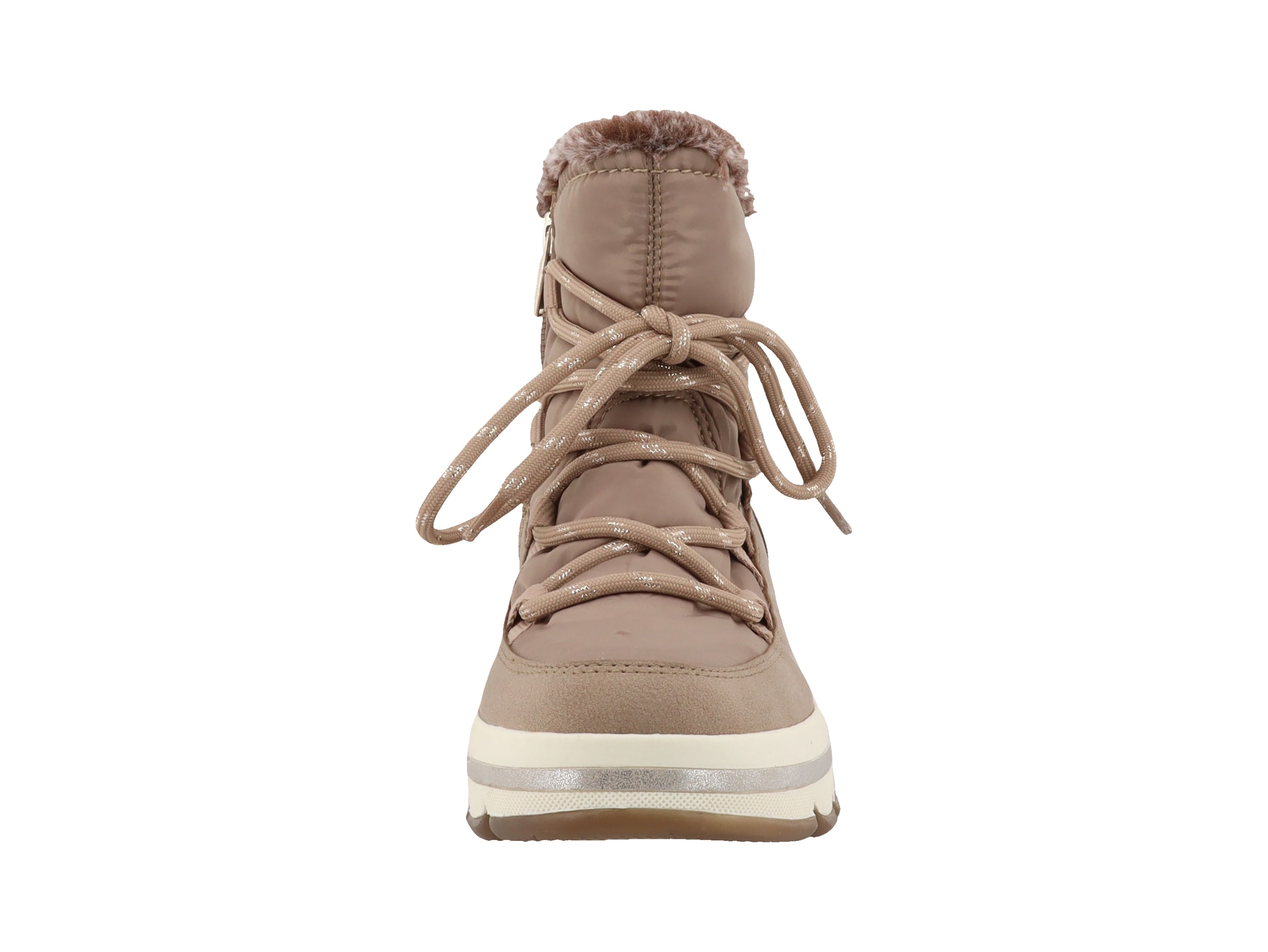 TOM TAILOR Bottes d'hiver  avec col en fausse fourrure