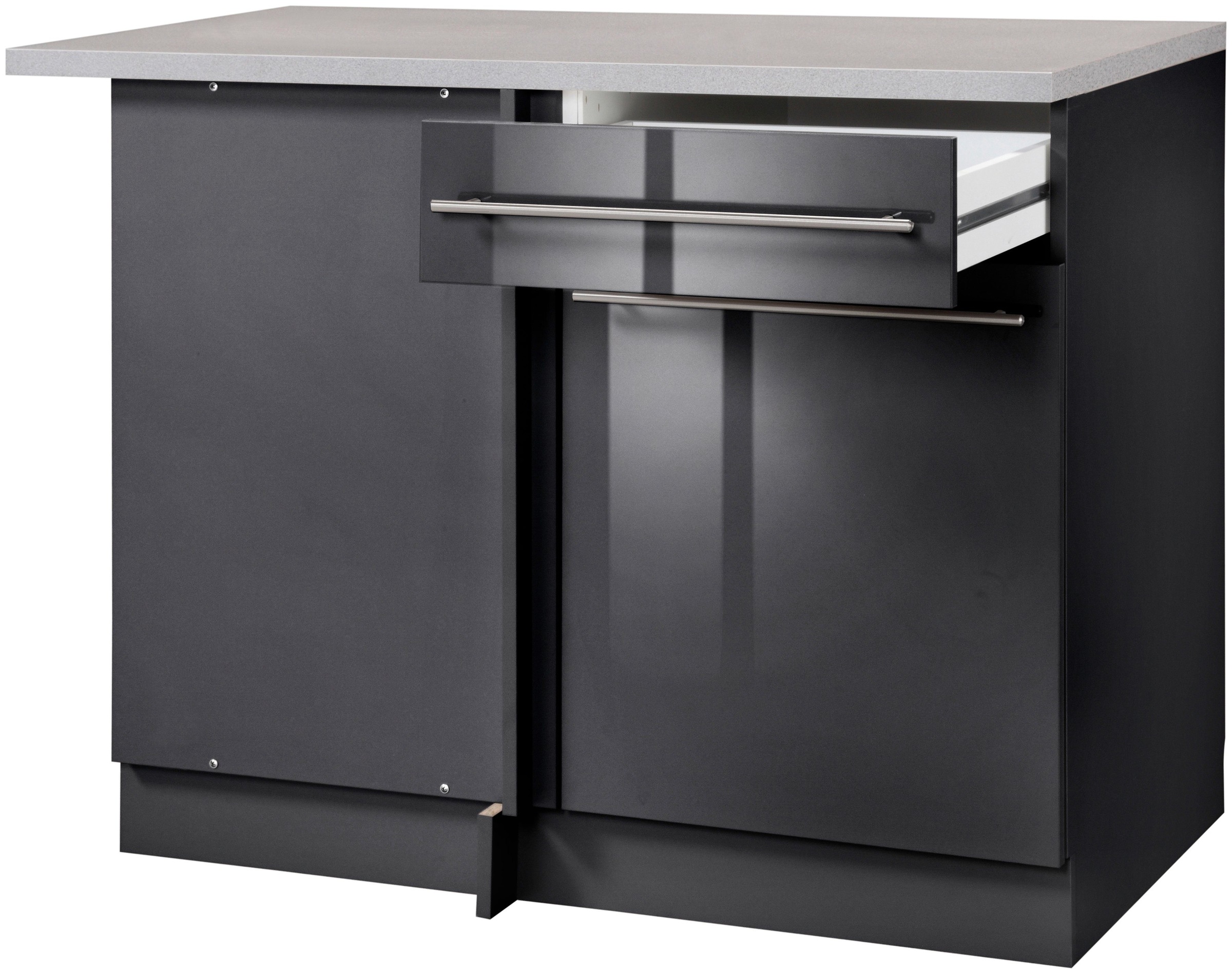 wiho Küchen Eckunterschrank »Chicago« 110 cm breit, für eine optimale Raumnutzung