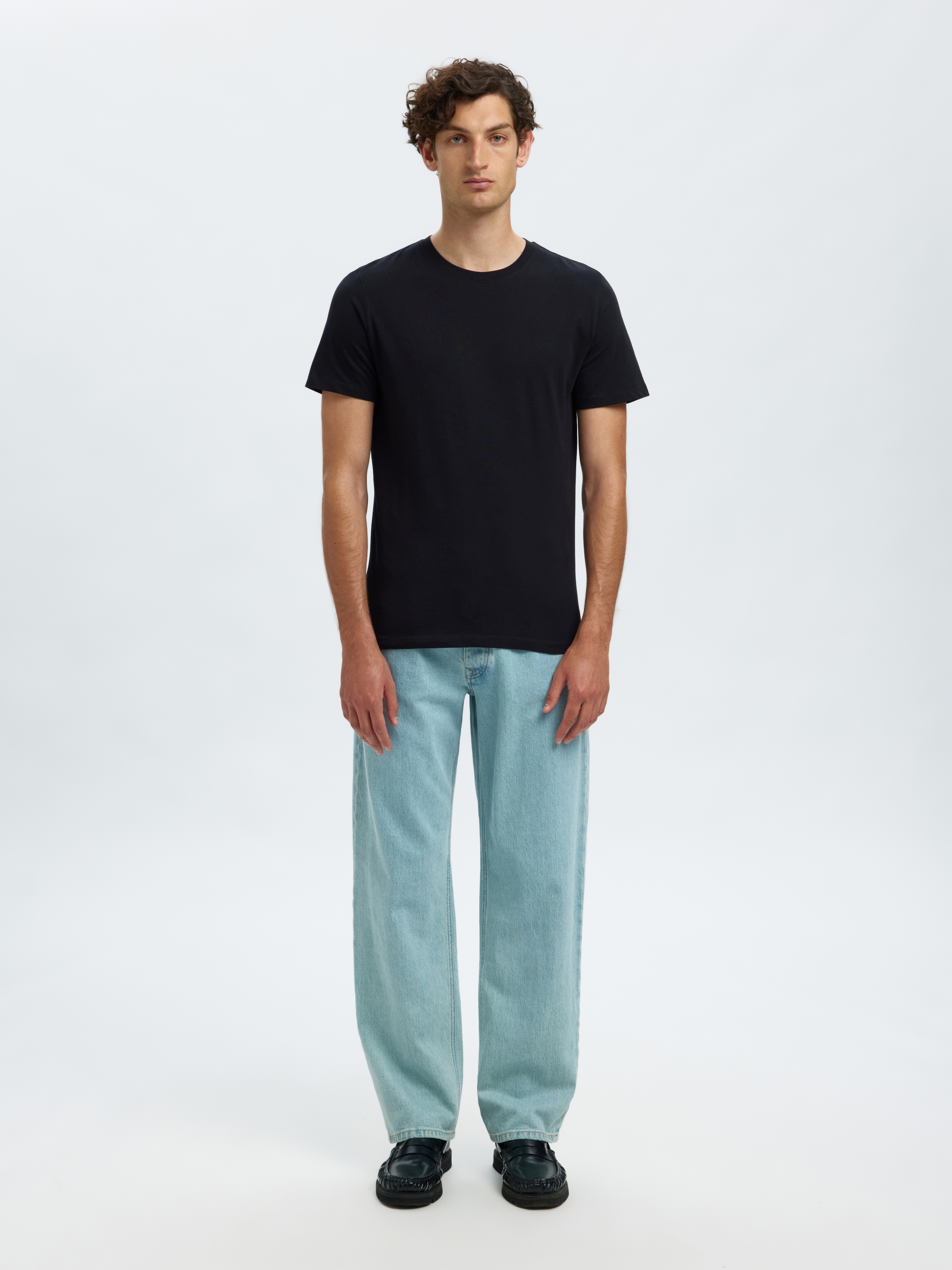 SELECTED HOMME Rundhalsshirt »SLHCORMAC SS O-NECK TEE 5 PACK NOOS«, (Packung, 5 tlg.)