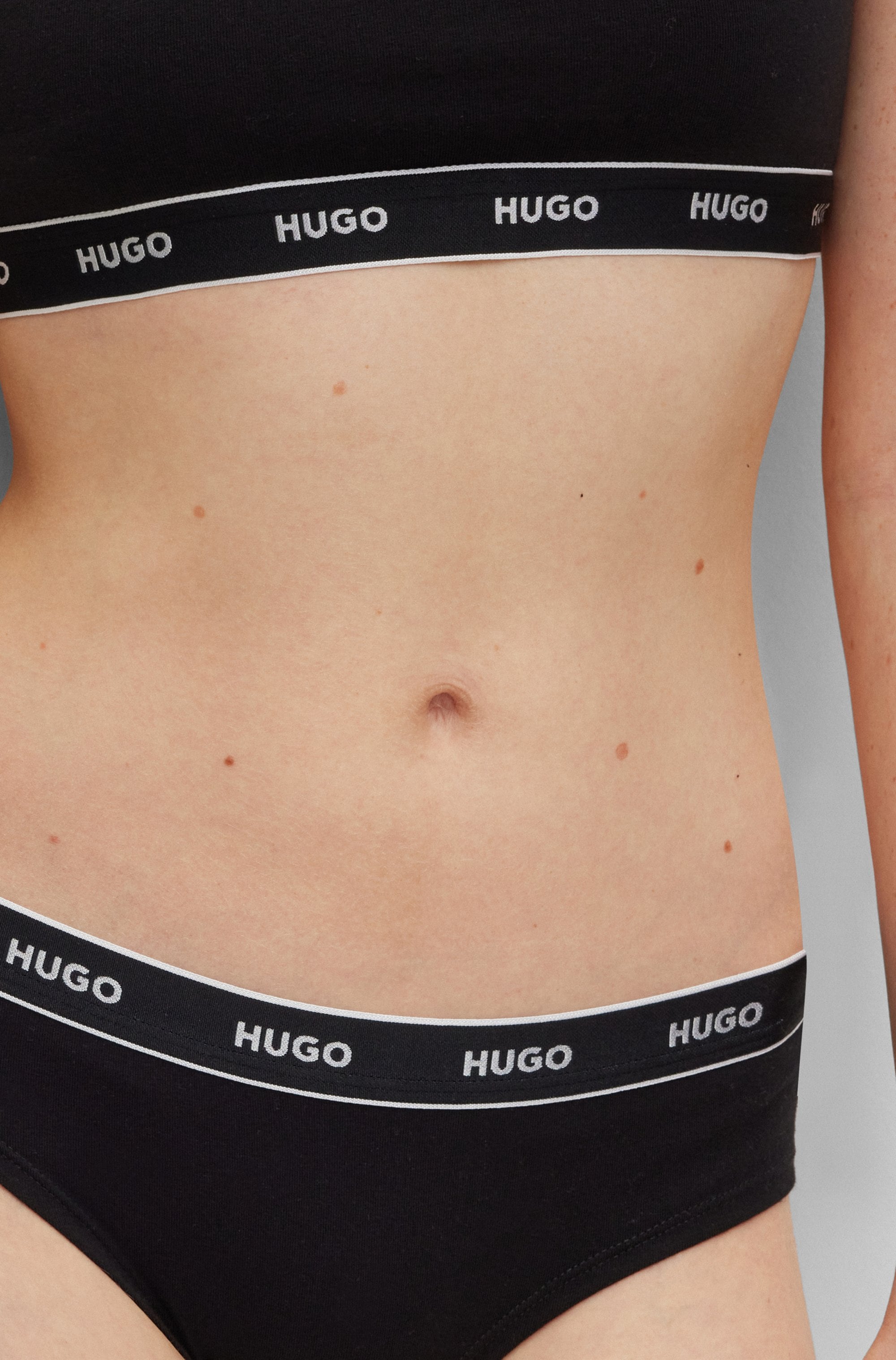 HUGO Underwear Slip »TRIPLET BRIEF STRIPE«, (Packung, 3 St., 3er Pack), mit HUGO Logo-Elastikbund