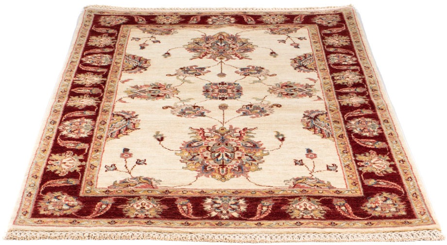 Image of morgenland Orientteppich »Ziegler - 145 x 101 cm - beige«, rechteckig, 6 mm Höhe, Wohnzimmer, Handgeknüpft, Einzelstück mit Zertifikat bei Ackermann Versand Schweiz