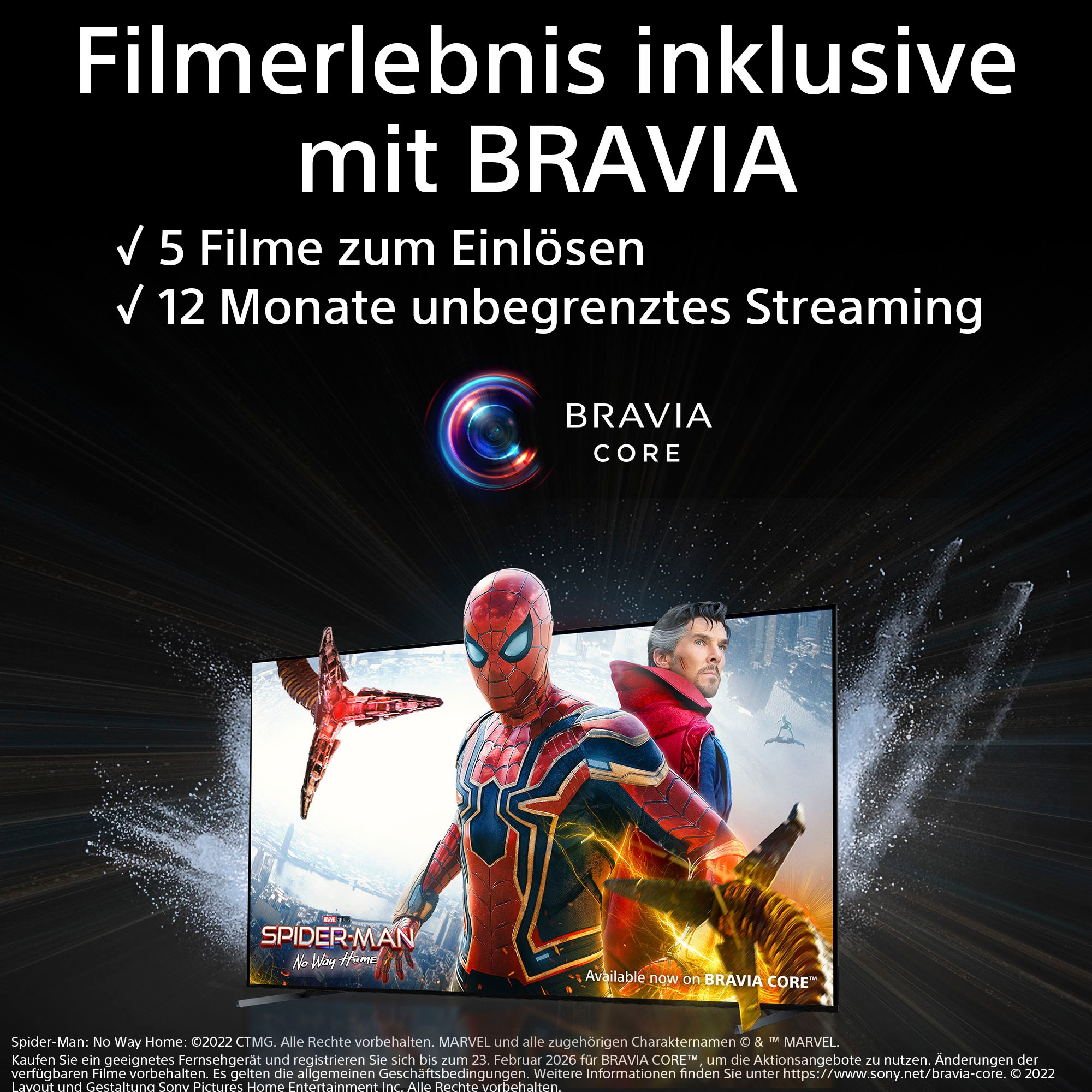 Sony LED-Fernseher »KD-55X75WL«, 139 cm/55 Zoll, 4K Ultra HD, Google TV, Smart-TV, BRAVIA CORE, HDMI 2.1, Gaming-Menü