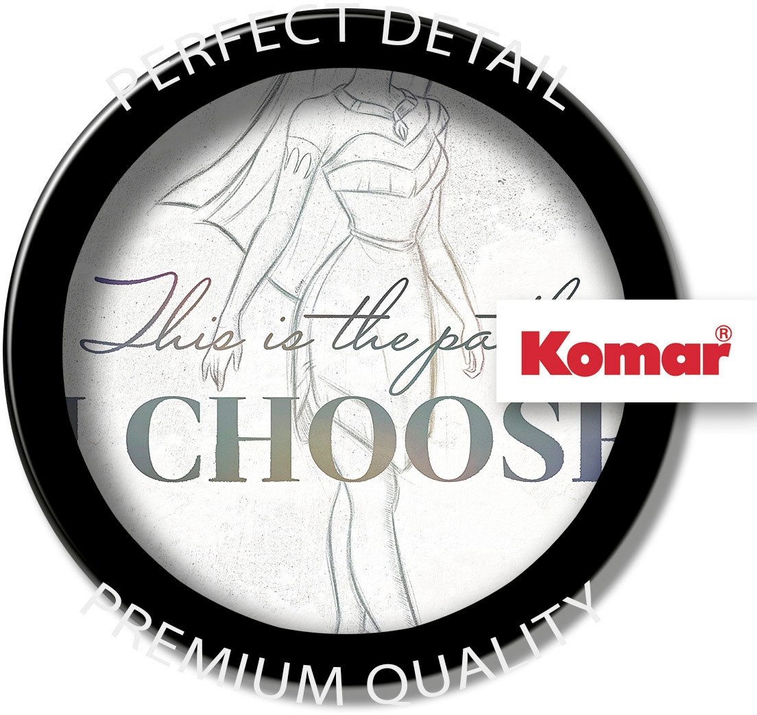 Komar Leinwandbild »Pocahontas Your Choice - Grösse 40 x 60 cm«, Disney, (1 St.), Keilrahmenbild mit Echtholzrahmen, Kinderzimmer