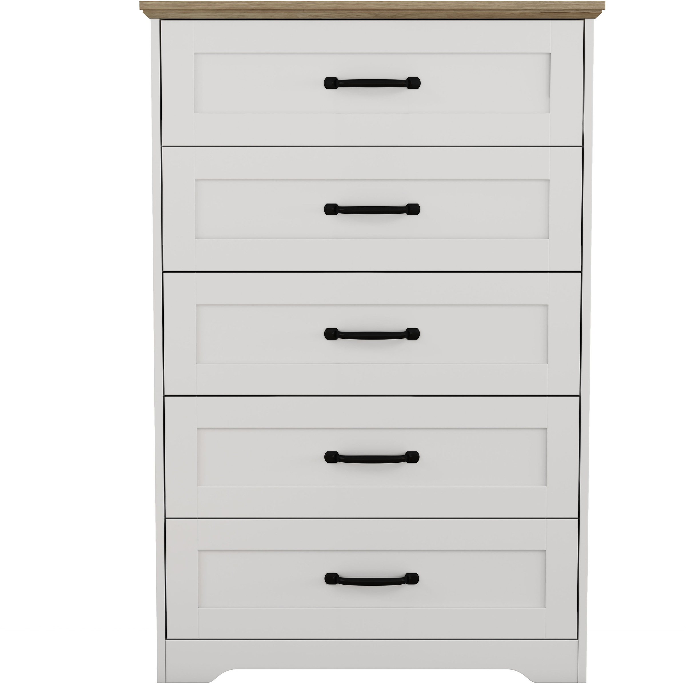 Image of GOODproduct Schubkastenkommode "Emmilia Sideboard im Landhaus Design" Kommode mit viel Stauraum im Schlafzimmer, Schubladenschrank Sideboard Wäscheschrank Skandi Design