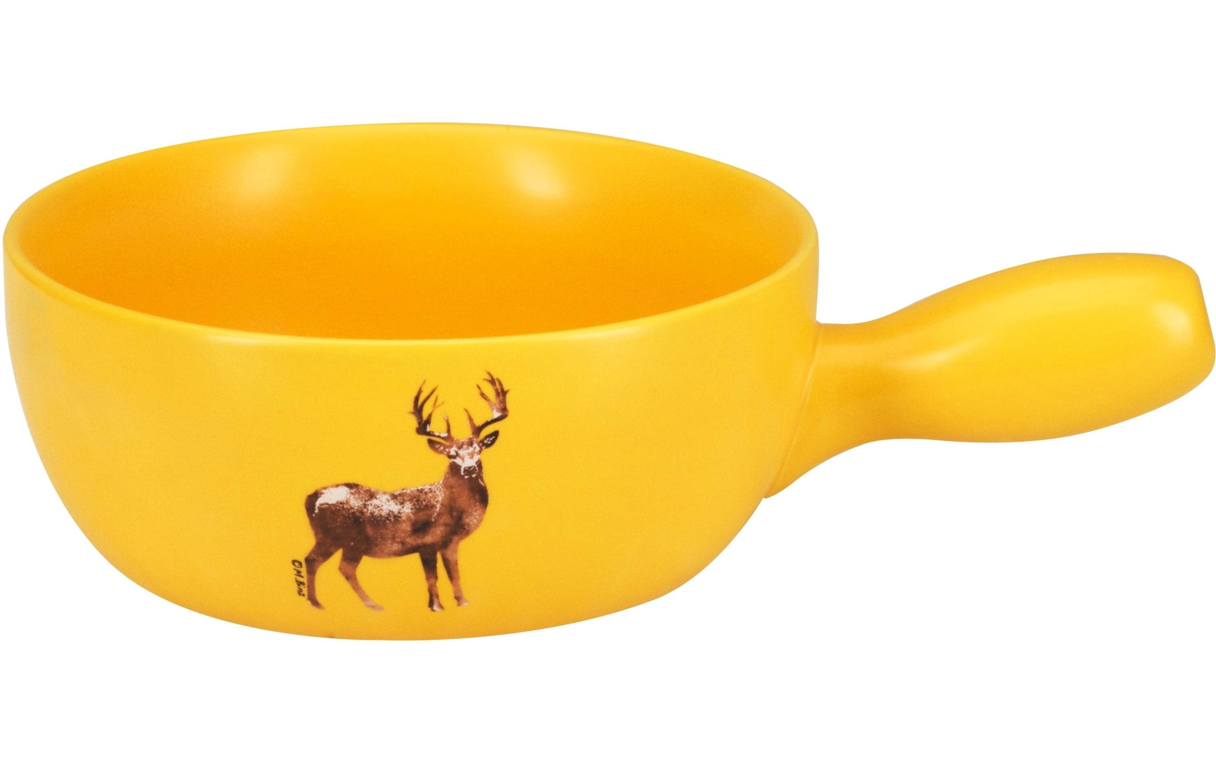 Image of Nouvel Fonduetopf »Hirsch Gelb«, Ton bei Ackermann Versand Schweiz