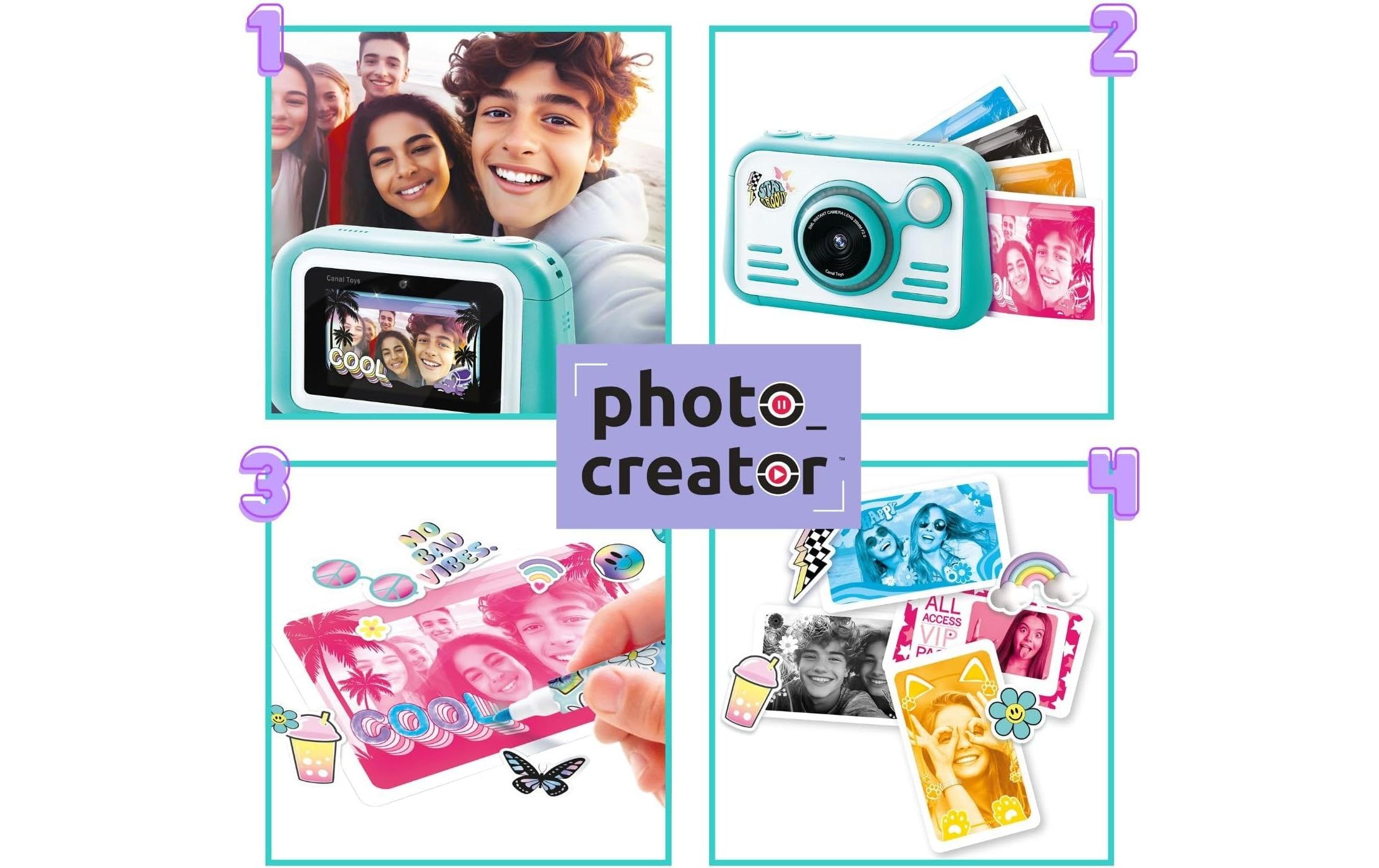 Canal Toys Sofortbildkamera »Instant Camera 2.0 with color paper«