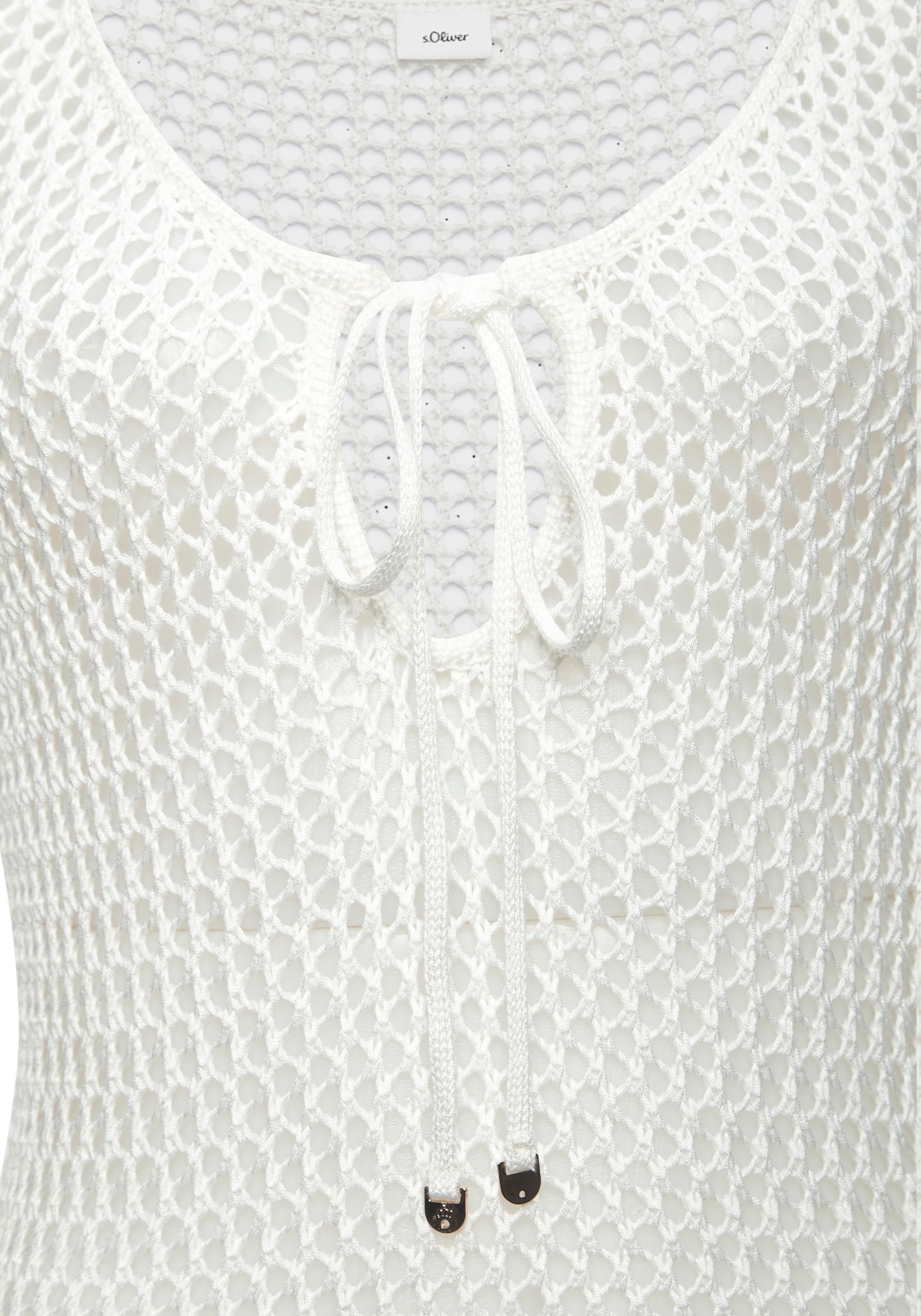 LASCANA Strickkleid mit langen Ärmeln, modisches Strandkleid