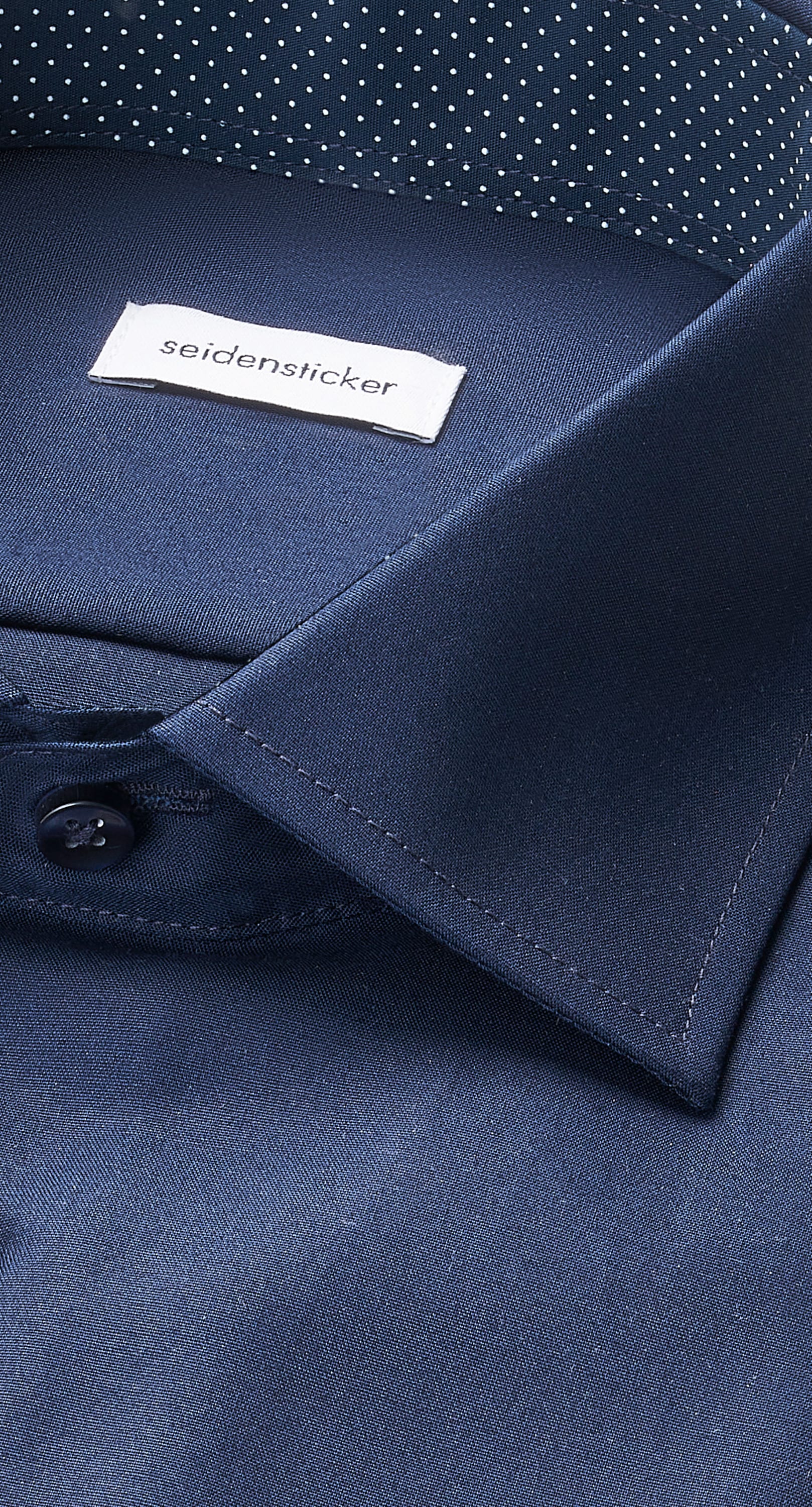 seidensticker Chemise d'affaires »Schwarze Rose« Regular 1/1 Kentkragen Uni