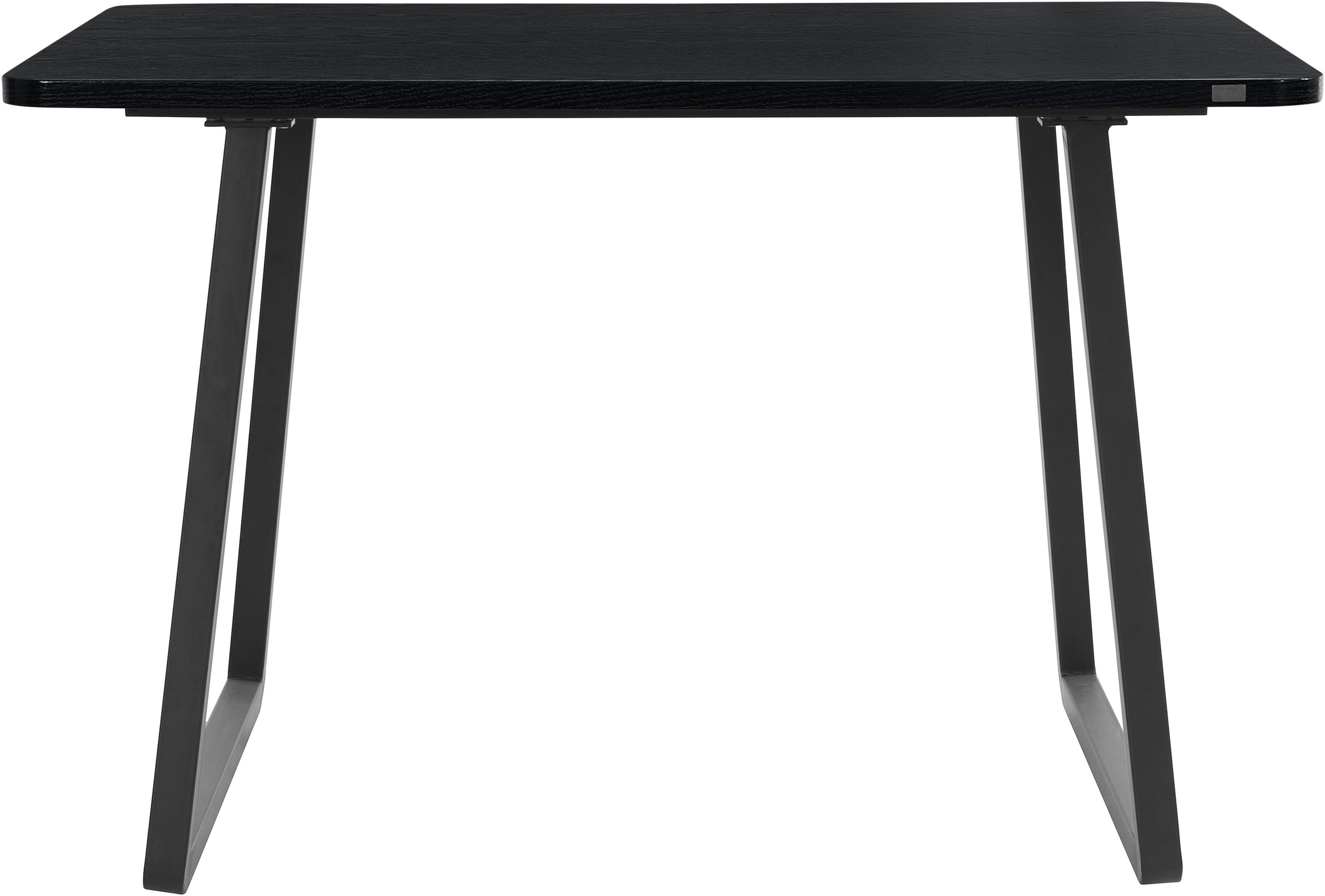 Image of andas Esstisch »Tomelilla«, Tischplatte in einer pflegeleichten Holzoptik, mit einem schwarzen Metallgestell, in verschiedenen Grössen und Farben erhältlich, Höhe 76 cm bei Ackermann Versand Schweiz