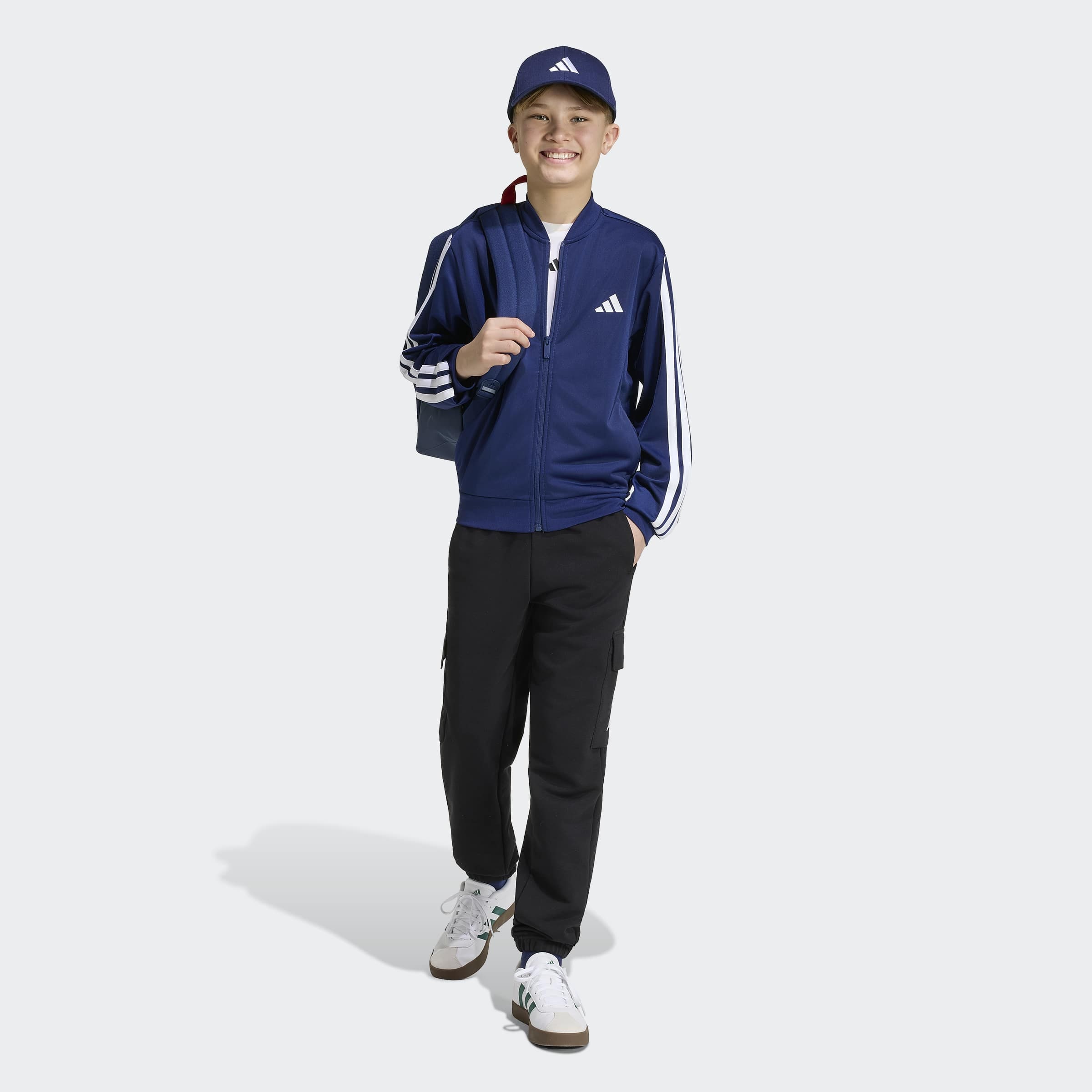 adidas Sportswear Veste d'extérieur »ESSENTIALS CLIMACOOL TRACK« pour enfants, avec fermeture éclair, en polyester