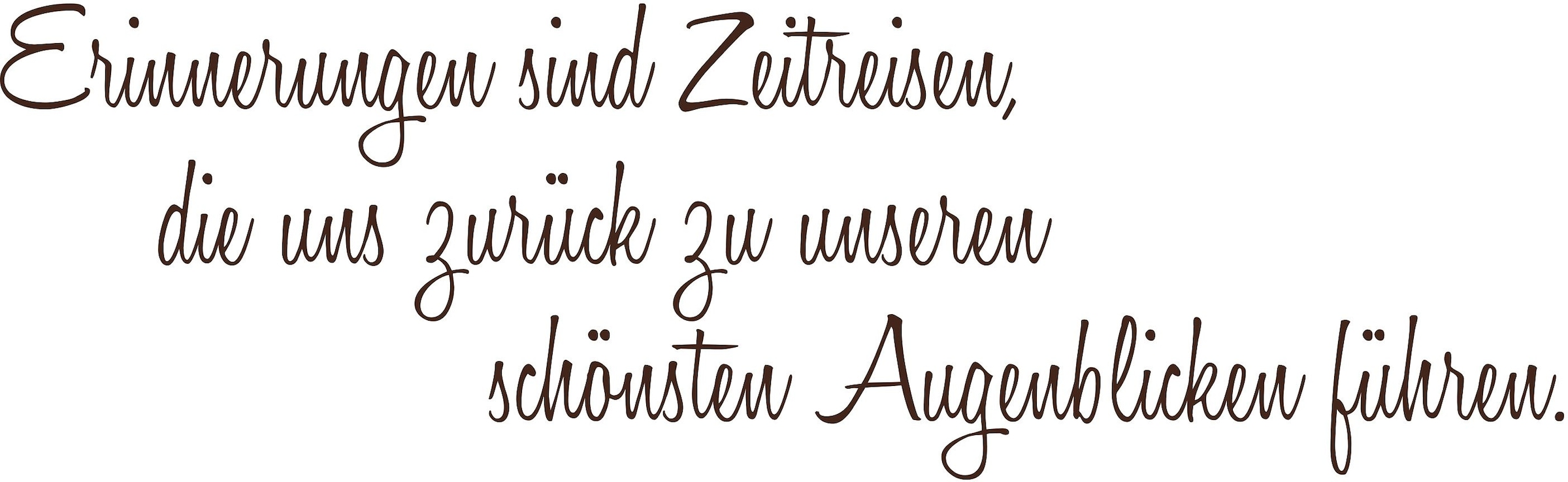 Image of Home affaire Wandtattoo »Erinnerungen sind ...« bei Ackermann Versand Schweiz