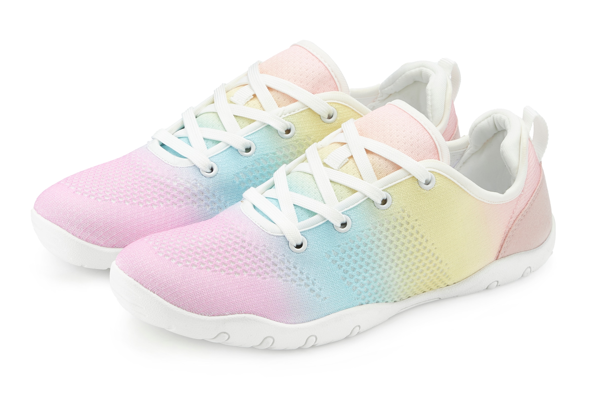 Image of Vivance Sneaker "Schnürhalbschuh," mit leichter Sohle und modischem Farbverlauf VEGAN