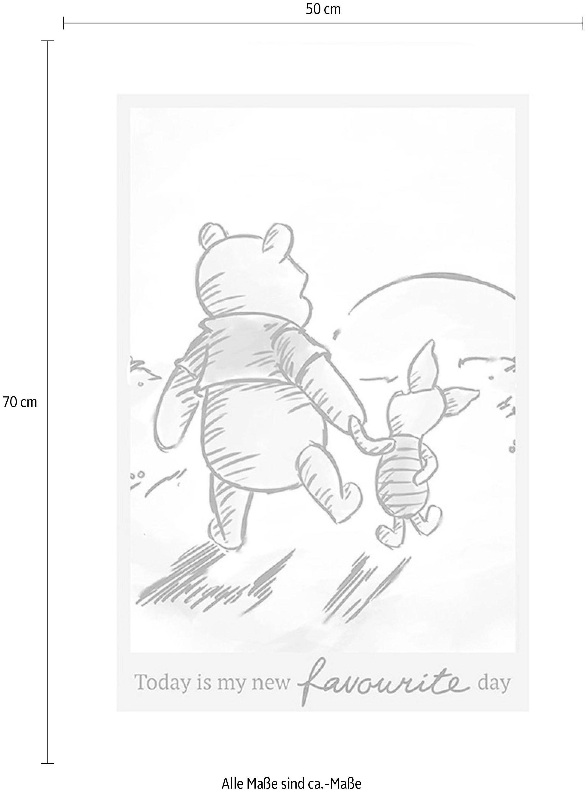 Komar Poster »Winnie Pooh Today«, Disney, (1 St.), Kinderzimmer, Schlafzimmer, Wohnzimmer