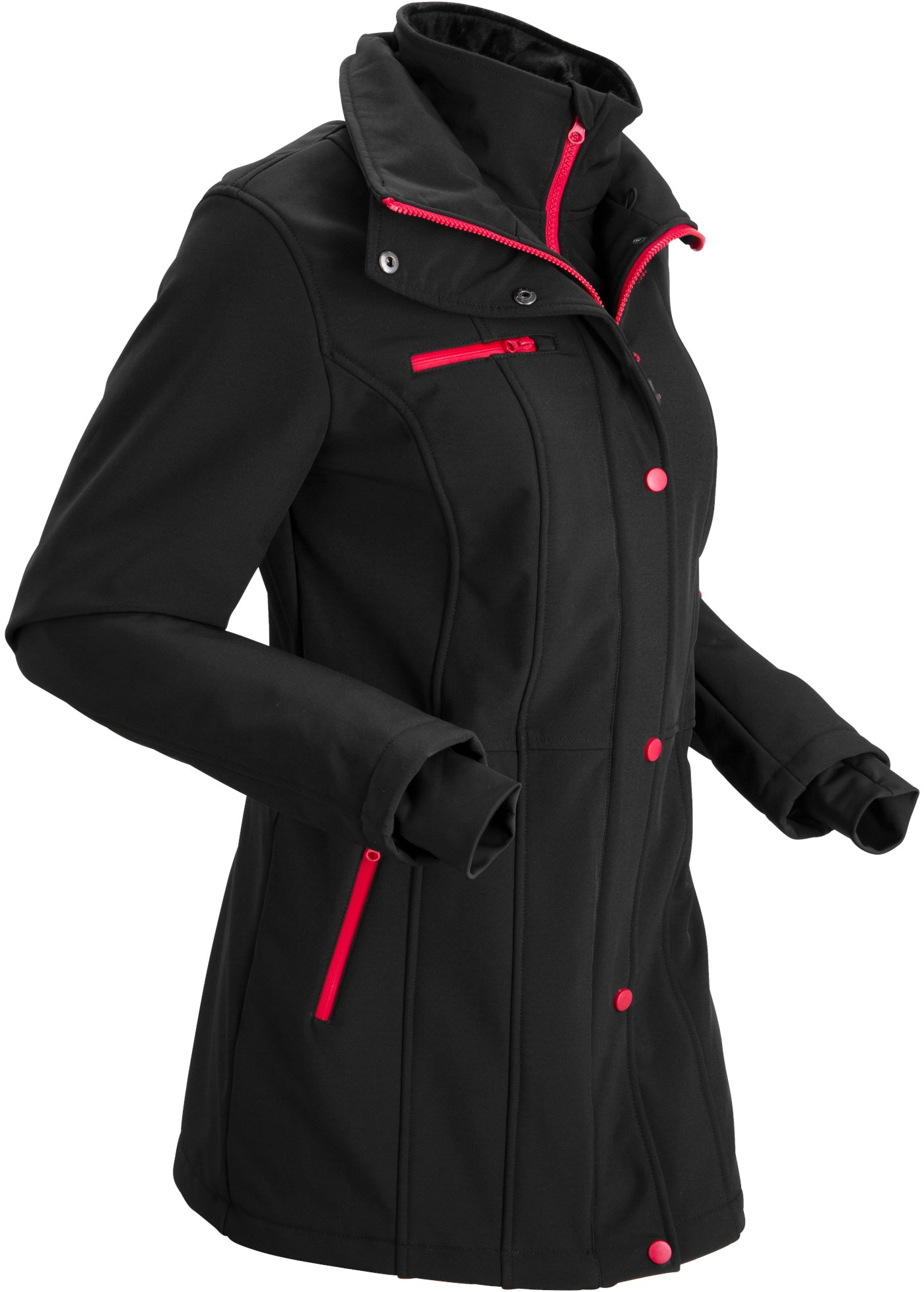 bonprix Veste softshell respirant, coupe-vent, déperlant, avec une forte teneur en stretch