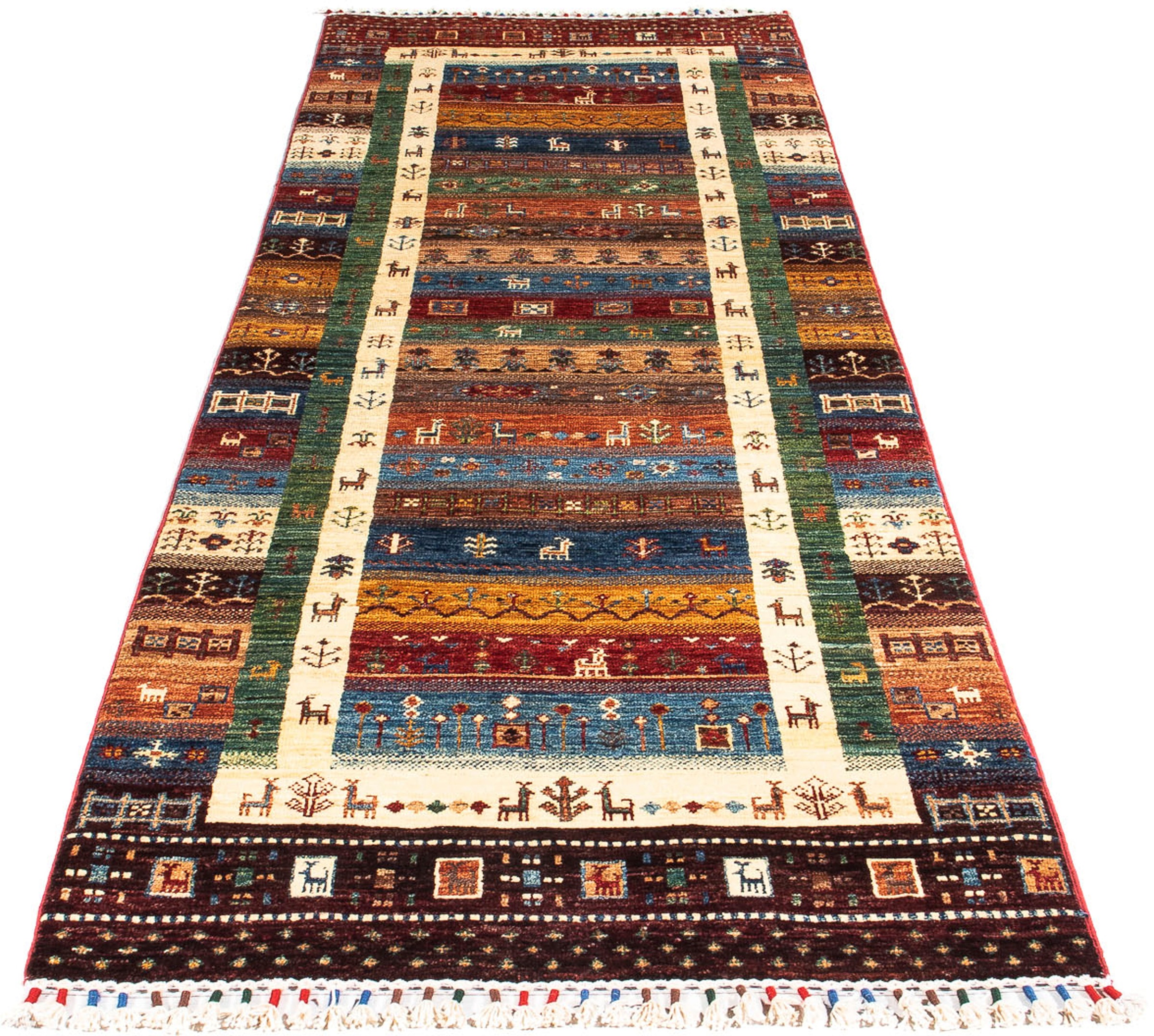 Image of morgenland Orientteppich »Ziegler - Ariana - 255 x 82 cm - mehrfarbig«, rechteckig, 6 mm Höhe, Wohnzimmer, Handgeknüpft, Einzelstück mit Zertifikat bei Ackermann Versand Schweiz