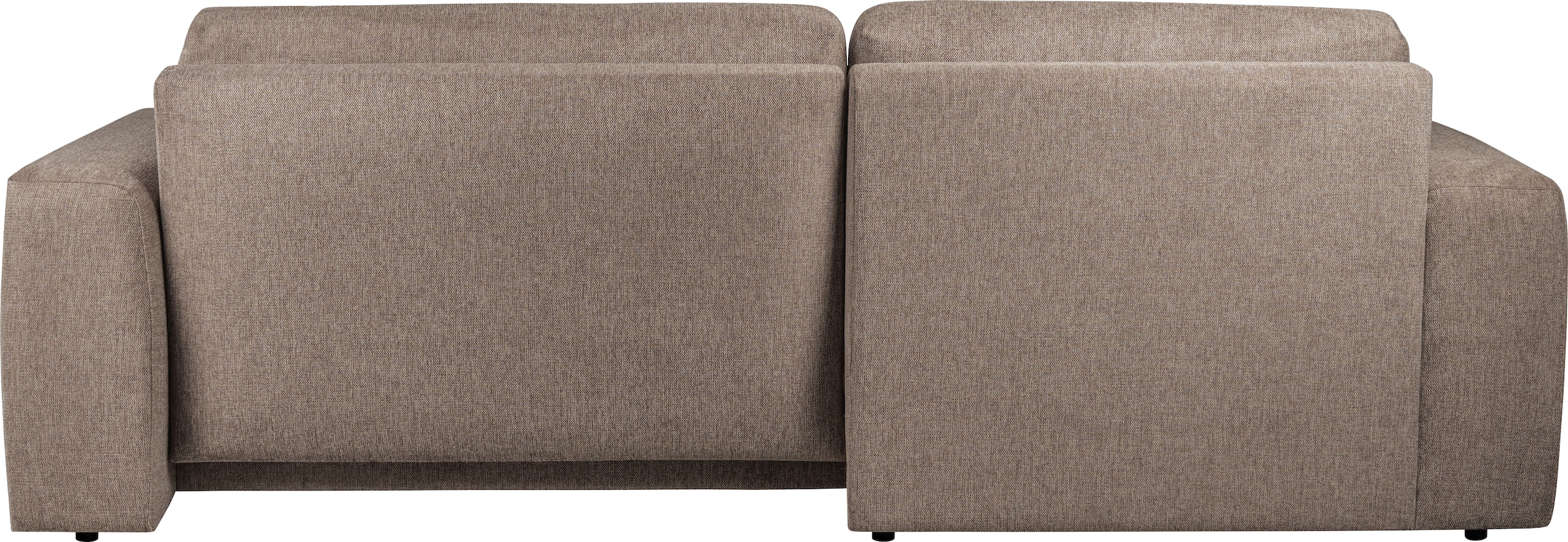 Home affaire Canapé-lit »Noord Schlafecksofa, Breite 250 cm« Velours côtelé, structure, tissu tissé, avec suspension ondulée, cadre en bois massif