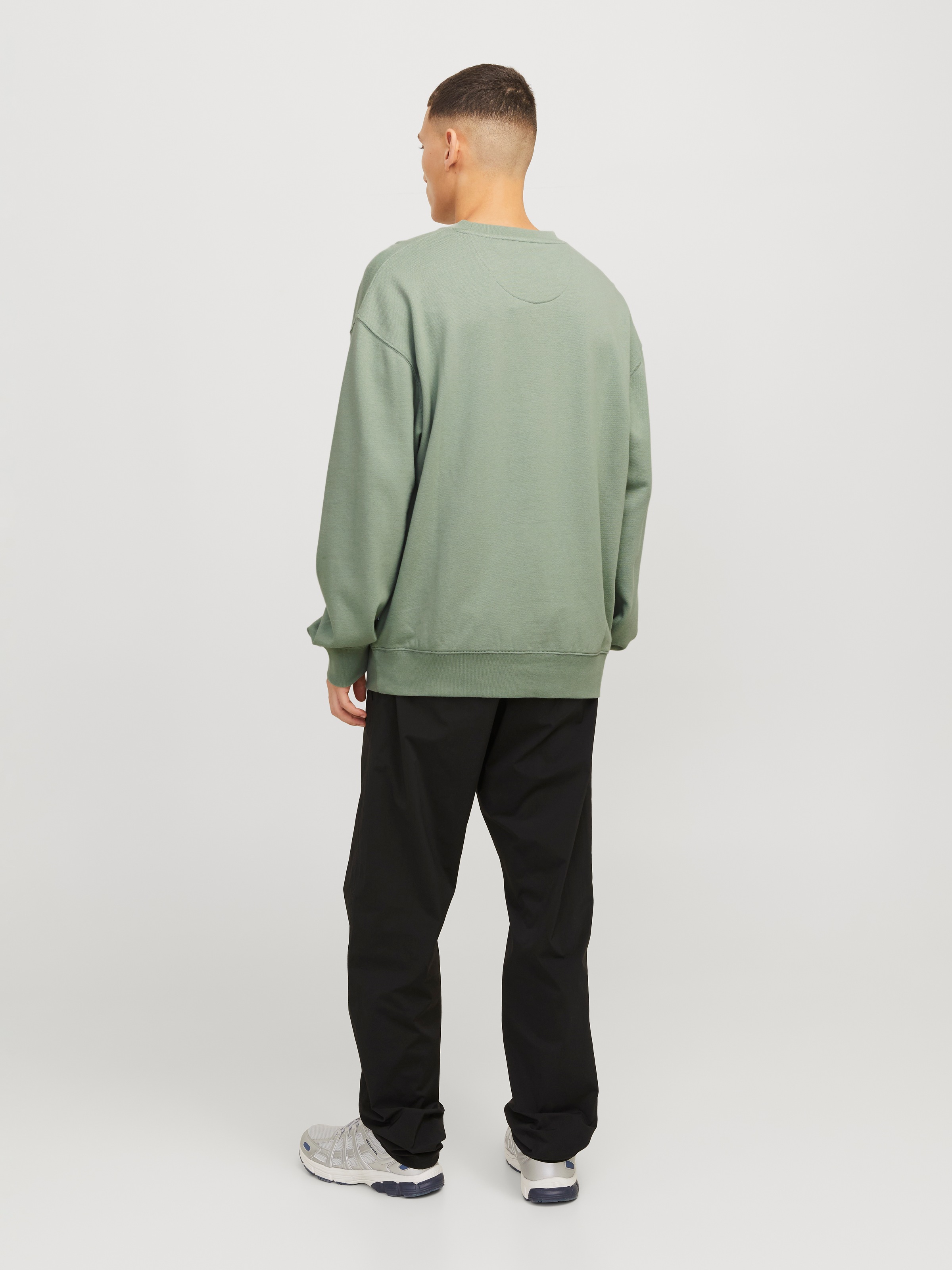 Jack & Jones Sweatshirt »JJECHARGE SWEAT CREW NECK NOOS«, mit Rippbündchen