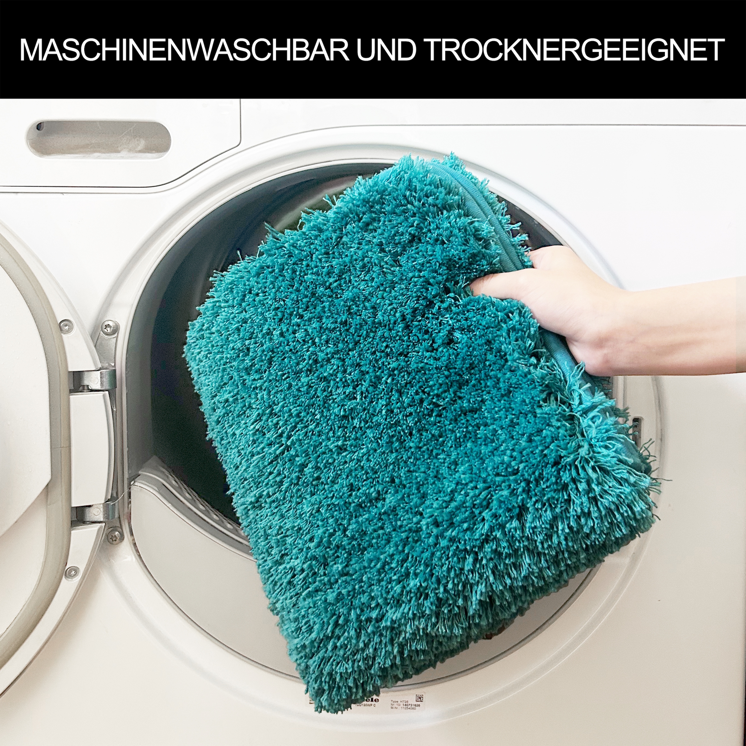 Möve Tapis de bain »Superwuschel, Badvorleger, Badezimmer Teppich« Höhe 40 mm Mikrofaser-Badematte, Badteppich, rechteckig, rund & als 3-tlg. Set