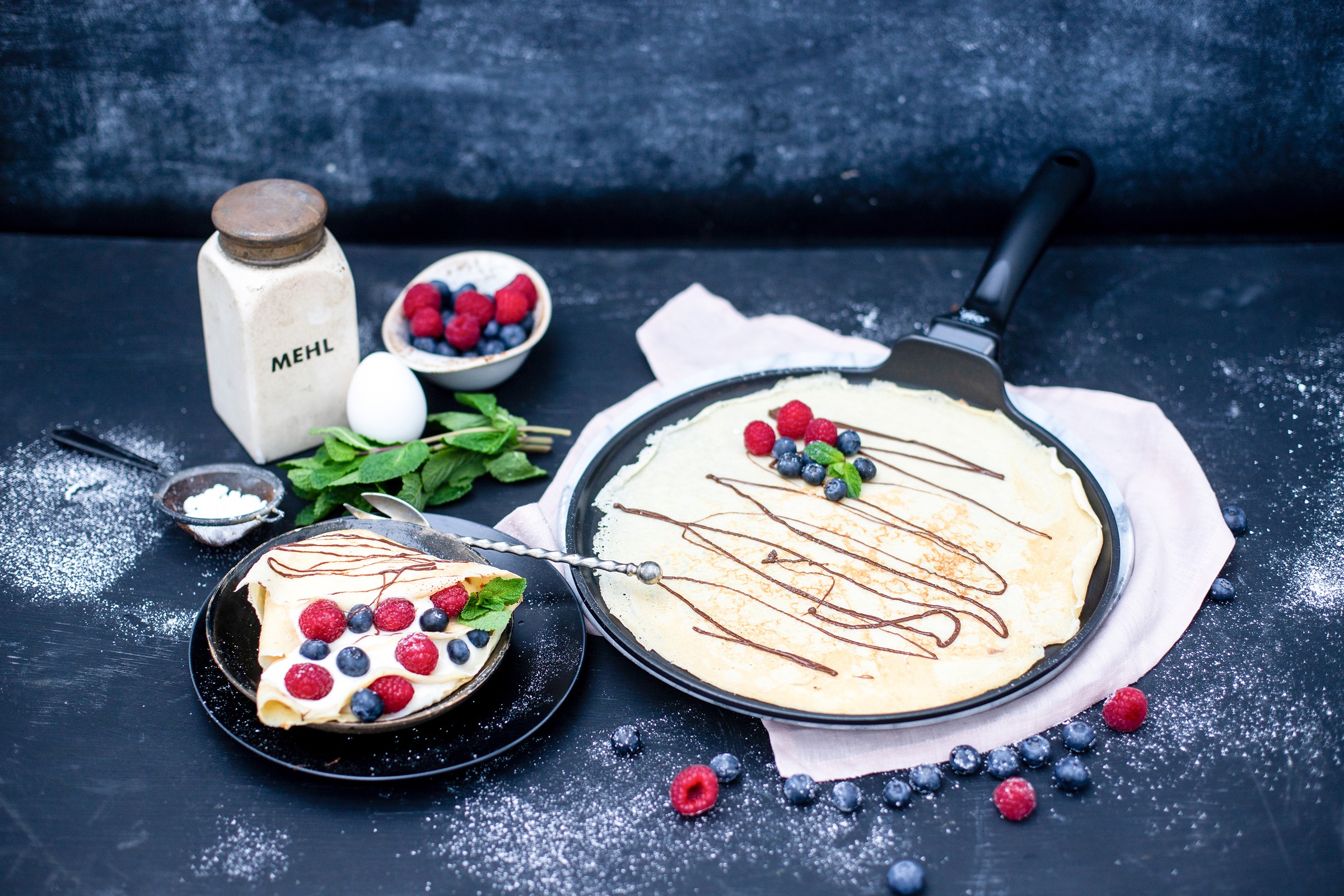 Elo Crêpepfanne »Alucast 28cm«, Aluminiumguss, (1 tlg.), Induktion, Ø 28 cm