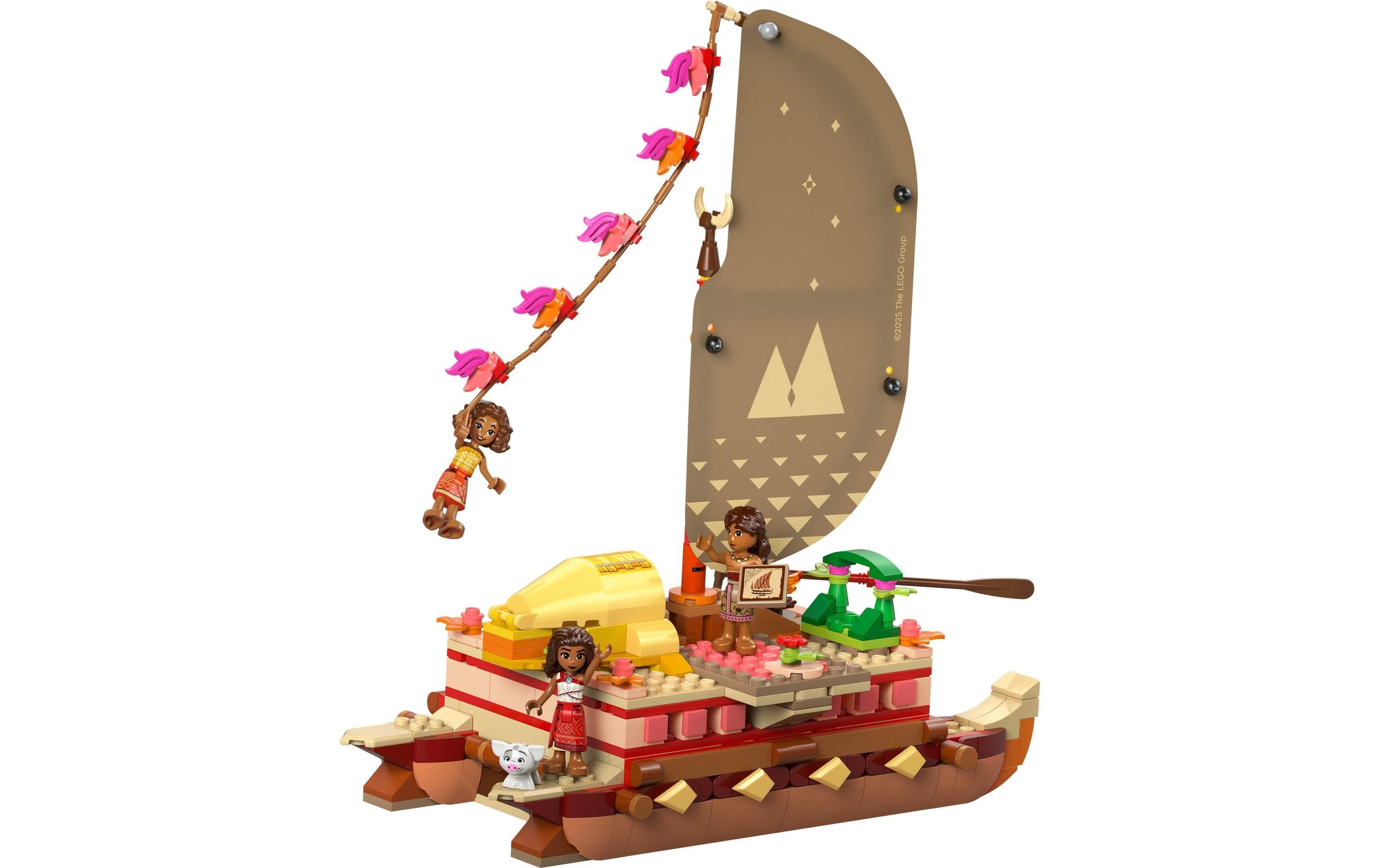 LEGO® Spielbausteine »Disney Princess Vaianas Abenteuerfloss 43270«, (529 St.)