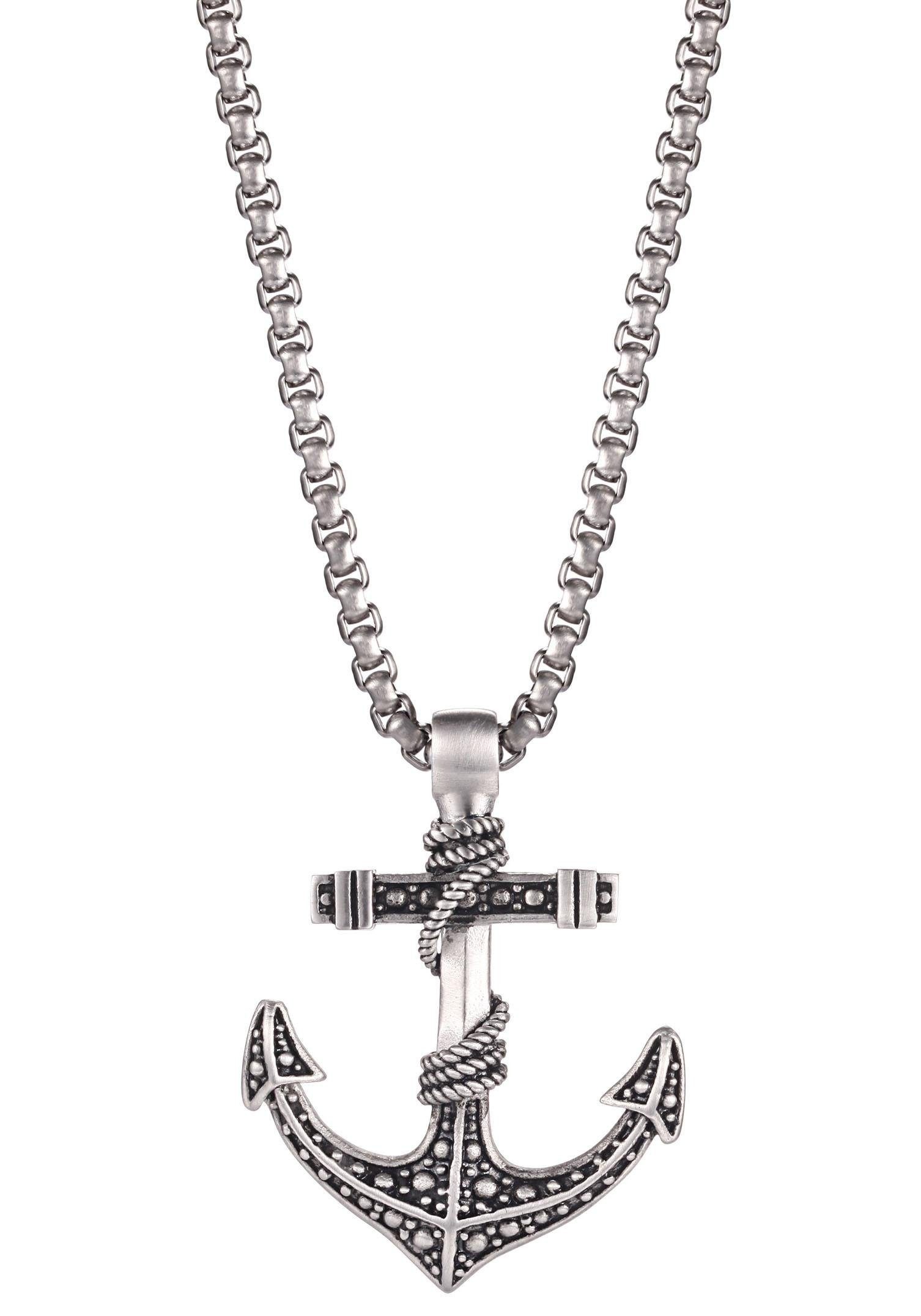 Image of Kingka Kette mit Anhänger "Anker/Segeltau"