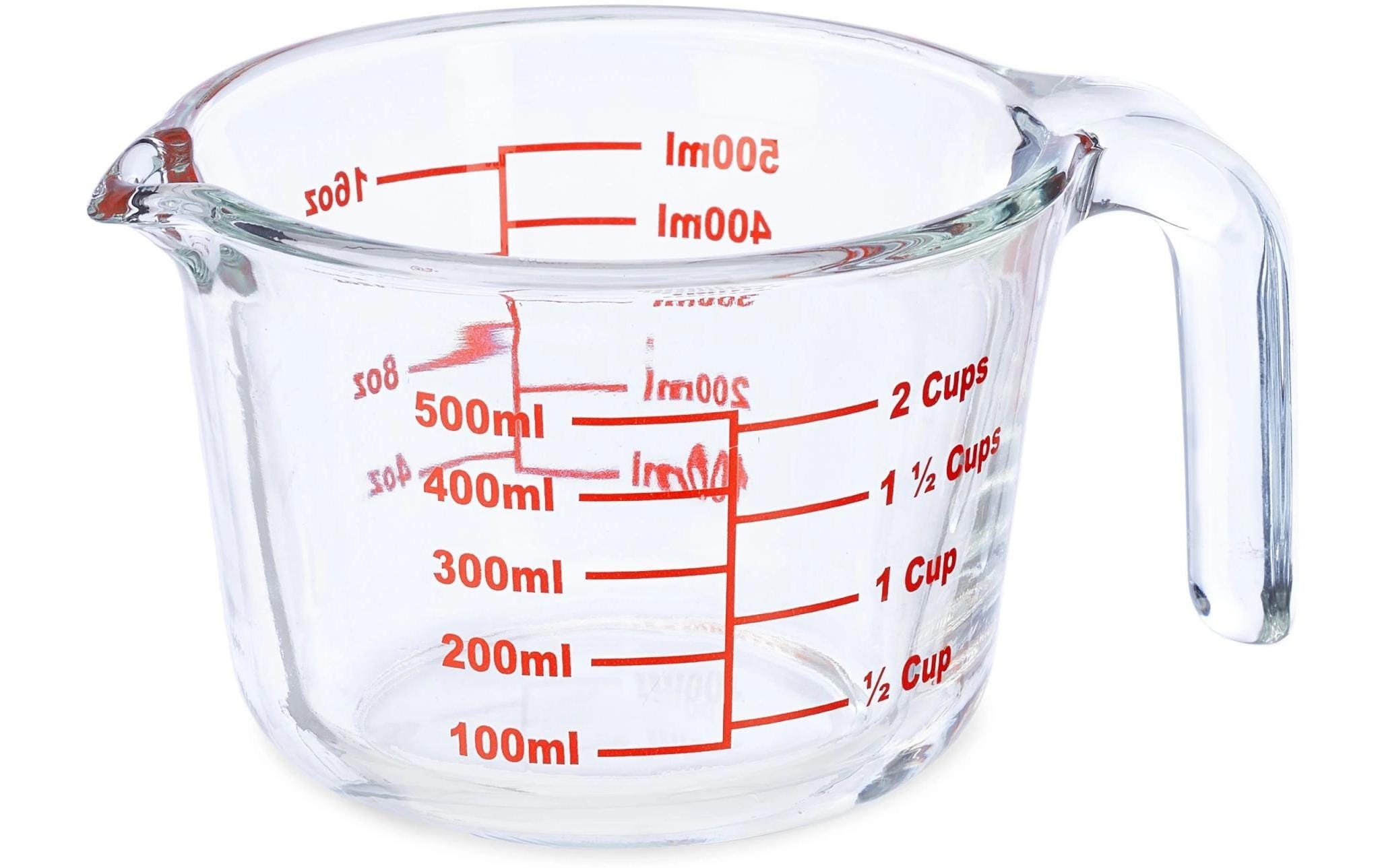 Image of relaxdays Messbecher "500 ml" Glas 1 Stk. tlg.