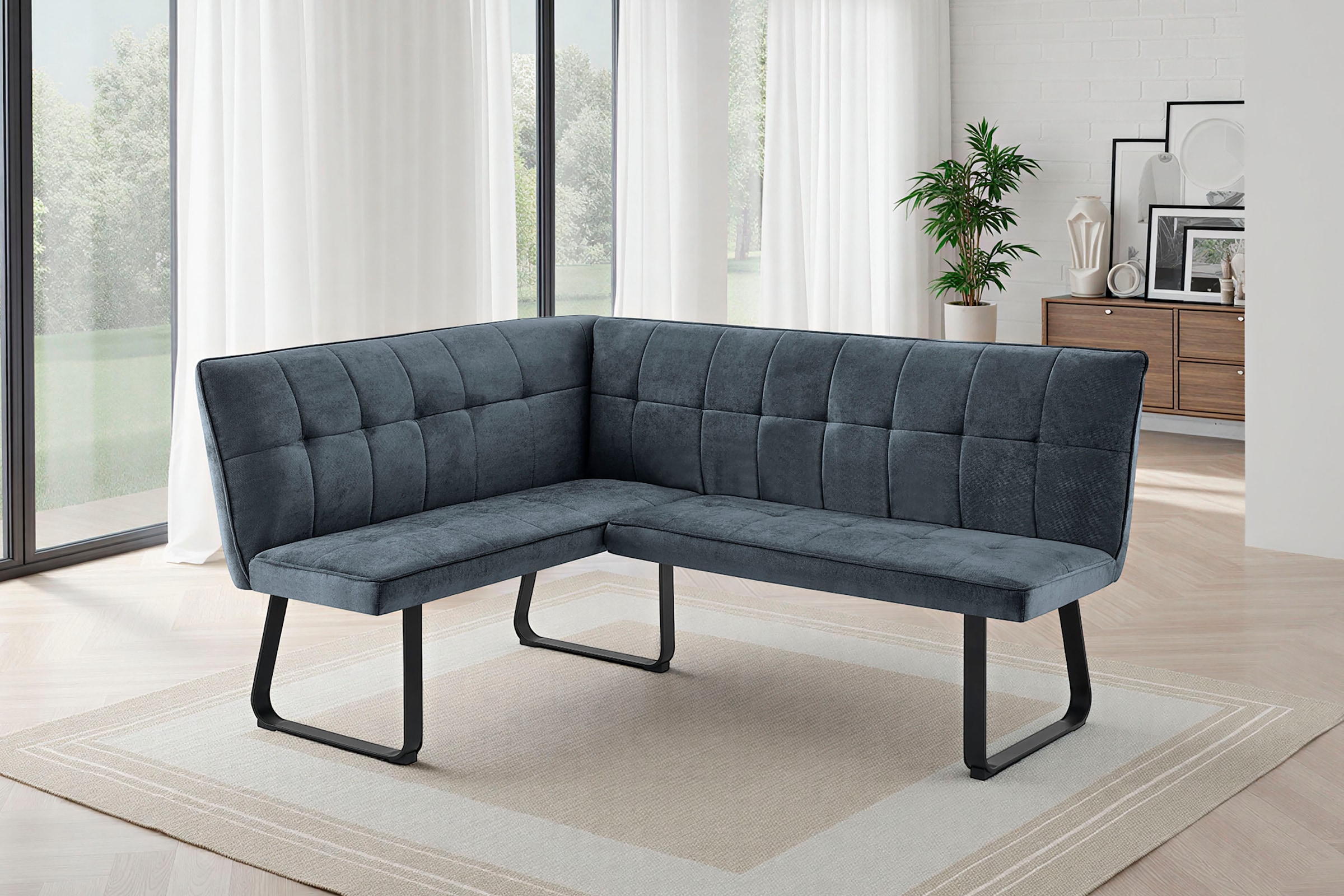 byLIVING Eckbank »Talea Küchenbank« 1 Stk. tlg. Komortable Nosaqfederung und gemütlicher Stoffbezug mit Farbauswahl