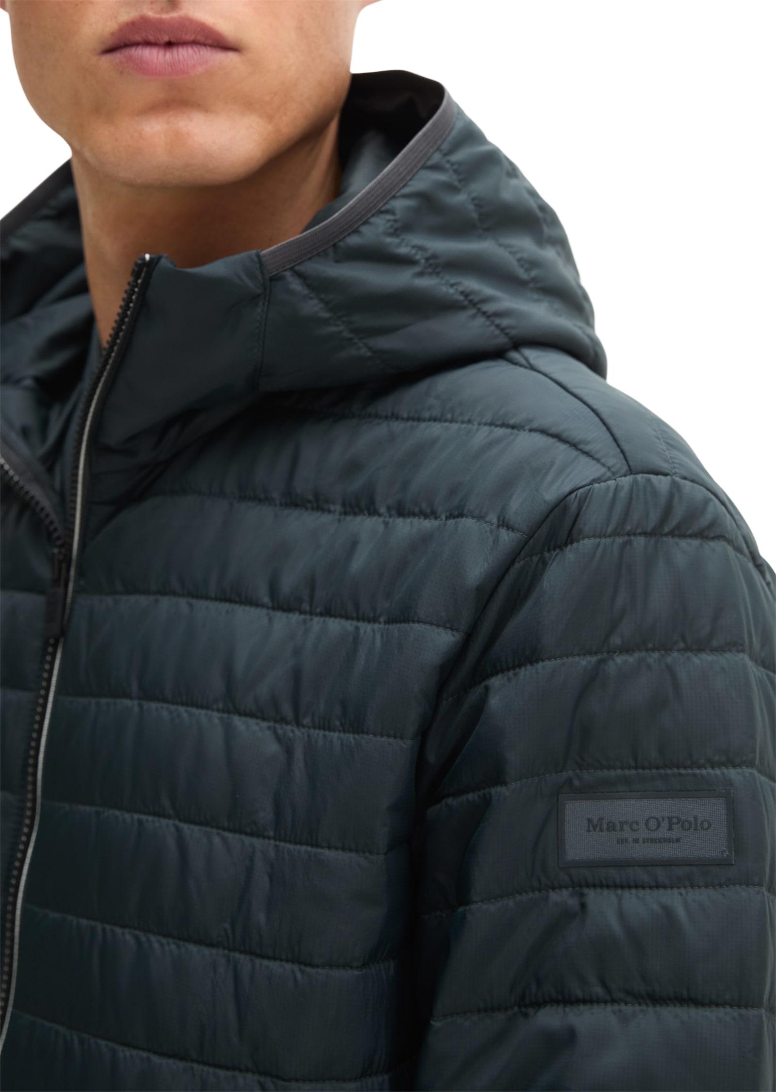 Marc O'Polo Veste matelassée avec capuche avec rembourrage, déperlant