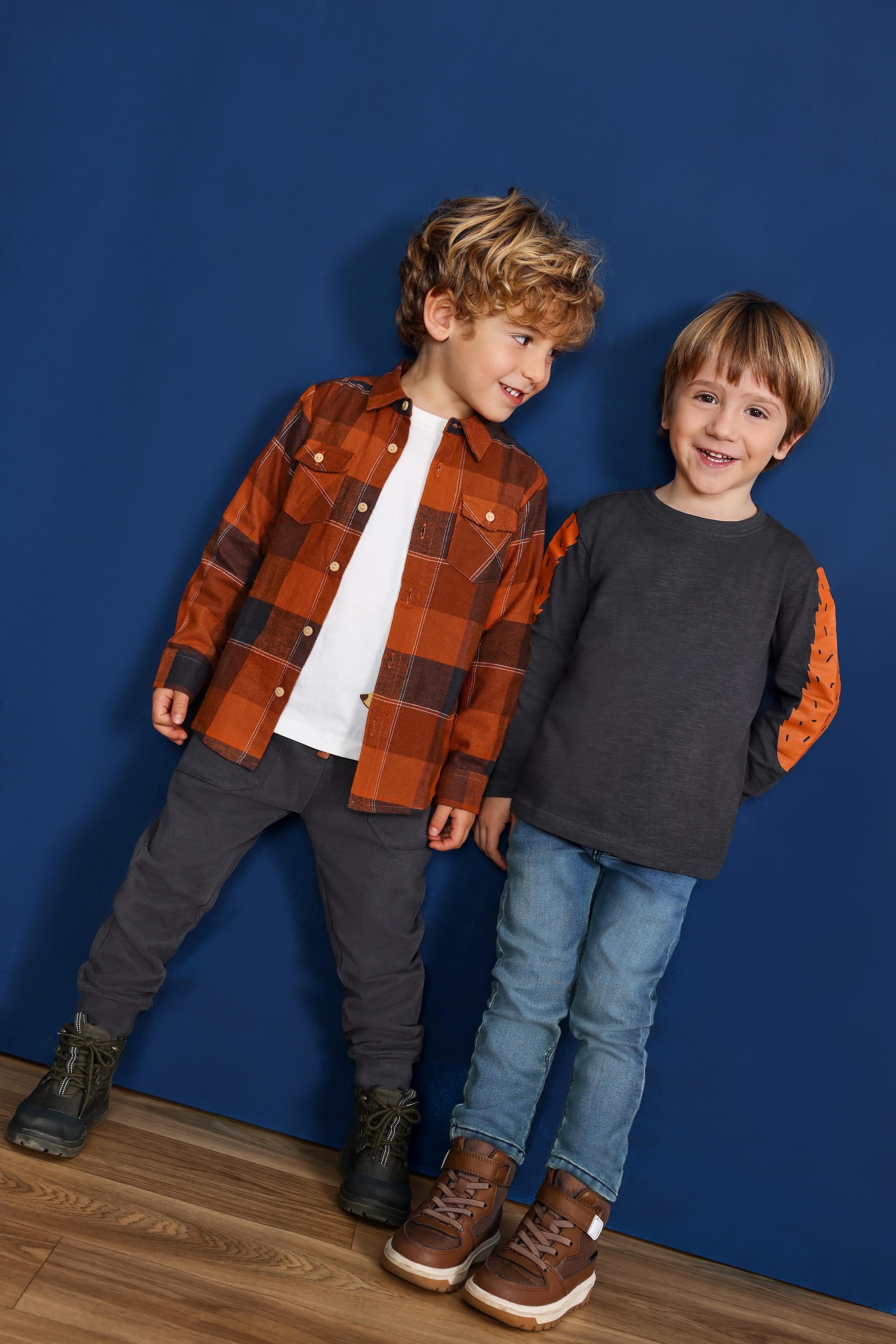 Image of Blue Seven Flanellhemd Baumwolle, Flanell, Karo