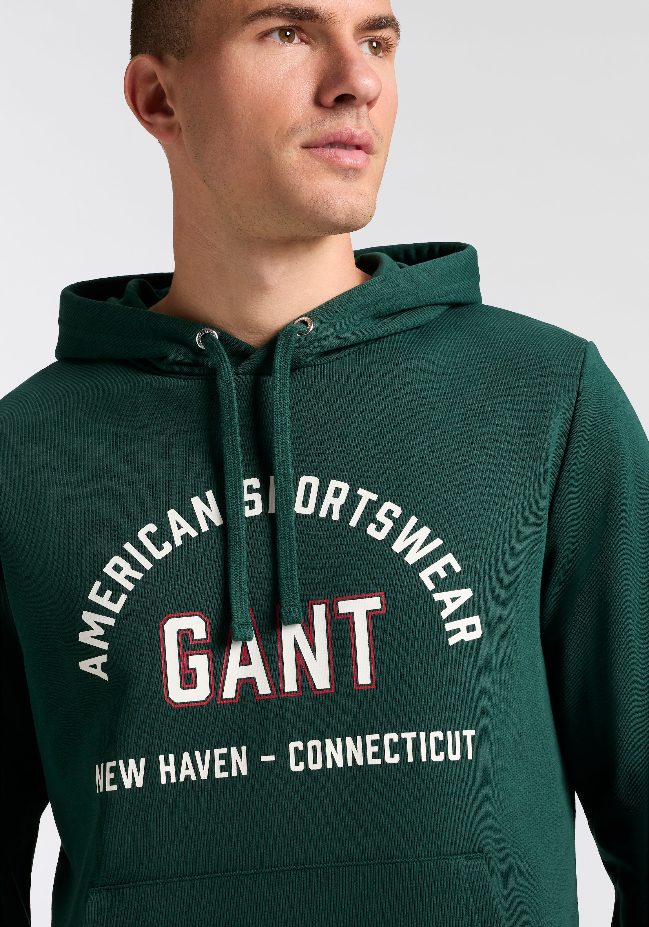 Image of Gant Sweatshirt "PRINTED GRAPHIC", mit Kapuze, regular fit, Kängurutasche