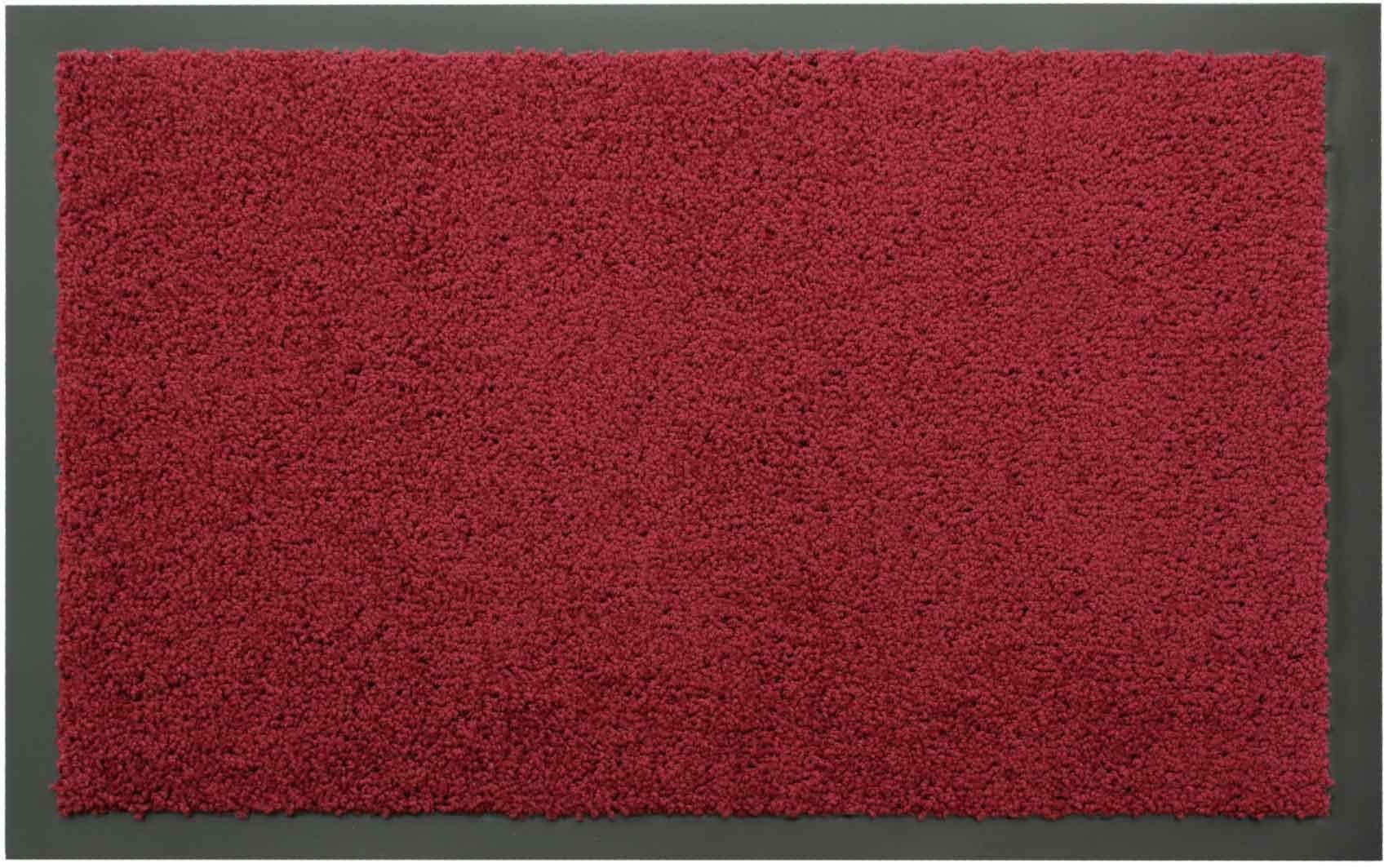 Primaflor-Ideen in Textil Fussmatte »DANCER, Made in Netherlands«, rechteckig, 6 mm Höhe, Schmutzfangmatte, Uni-Farben, grosse Farbauswahl, waschbar