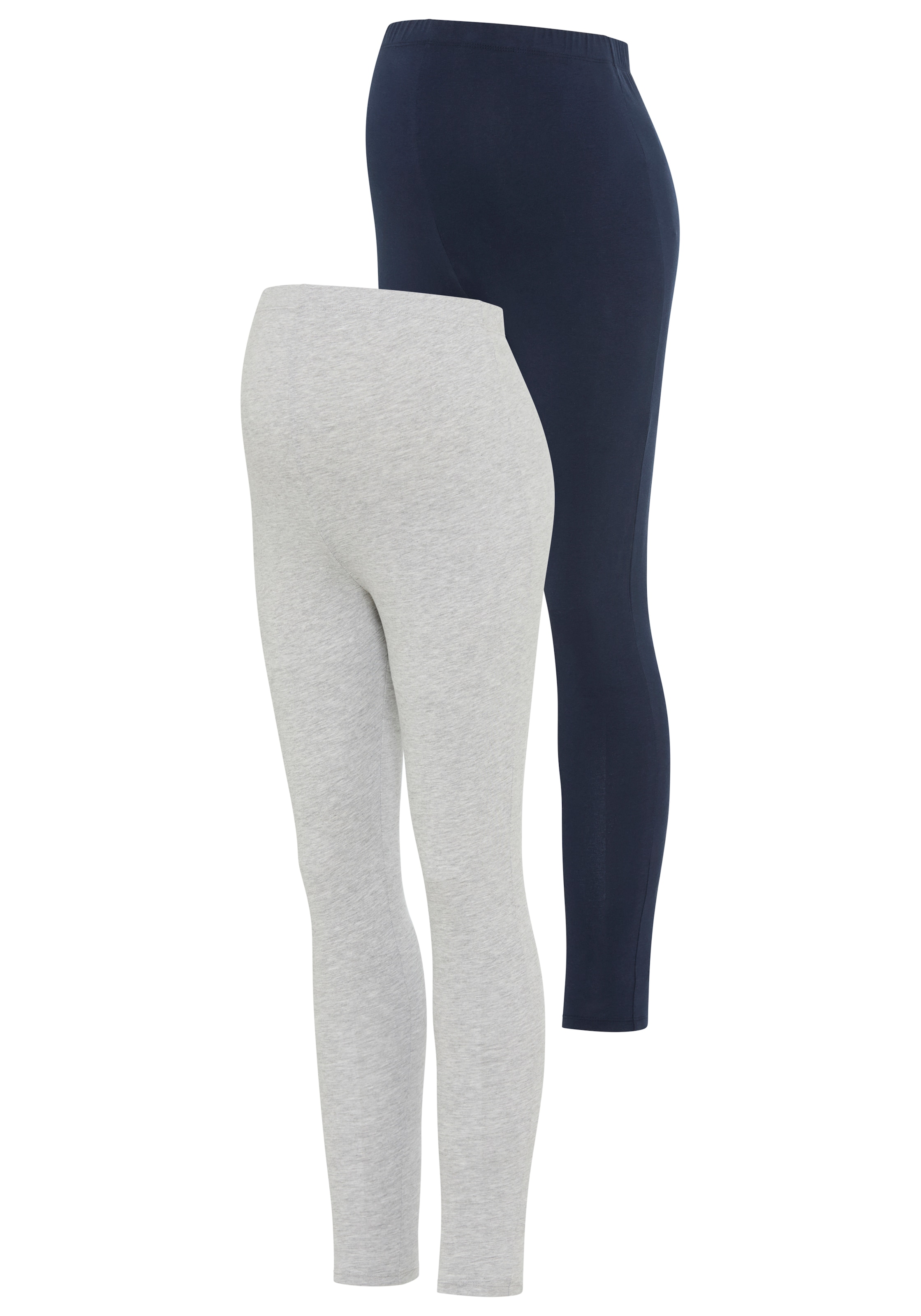 Image of Neun Monate Umstandshose "2 Stück Umstands-Hosen für Schwangerschaft und Stillzeit" 2er Pack Leggings für Schwangerschaft & Stillzeit