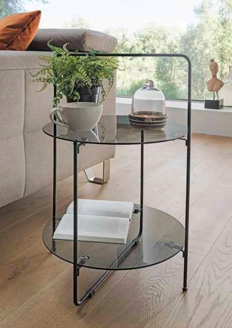 Image of Paroli Beistelltisch, Grauglas bei Ackermann Versand Schweiz