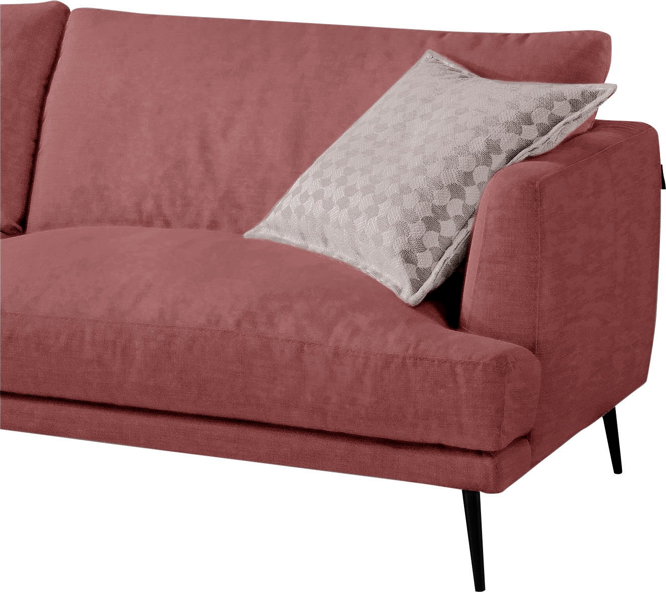 Egoitaliano Ecksofa »Sophia, Designsofa mit extrakomfortablem Sitzkomfort«, mit Daunenfederung, L-Form