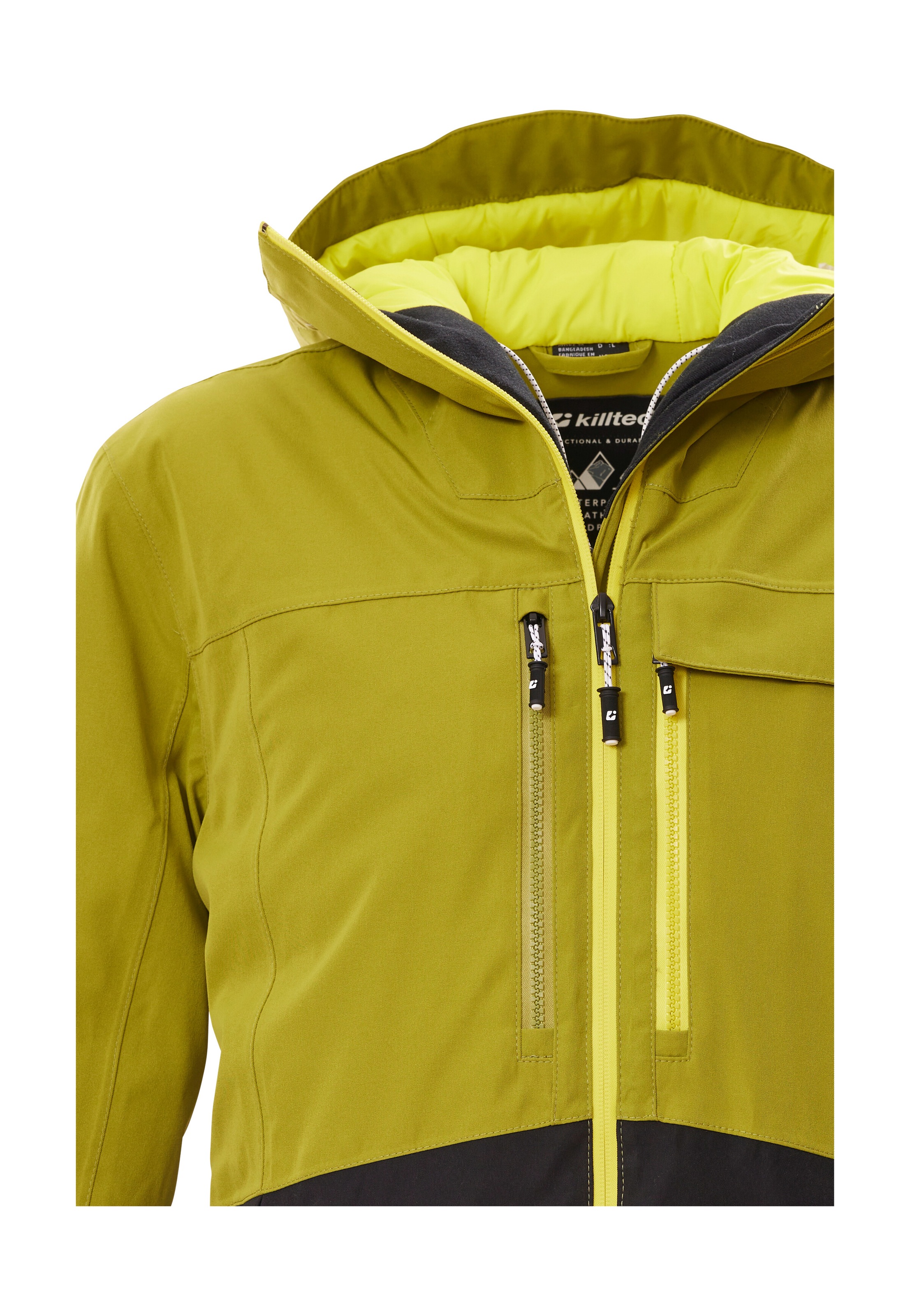 Killtec Veste de ski »KSW 280 MN SKI JCKT« veste homme imperméable avec pare-neige et Teflon EcoElite™