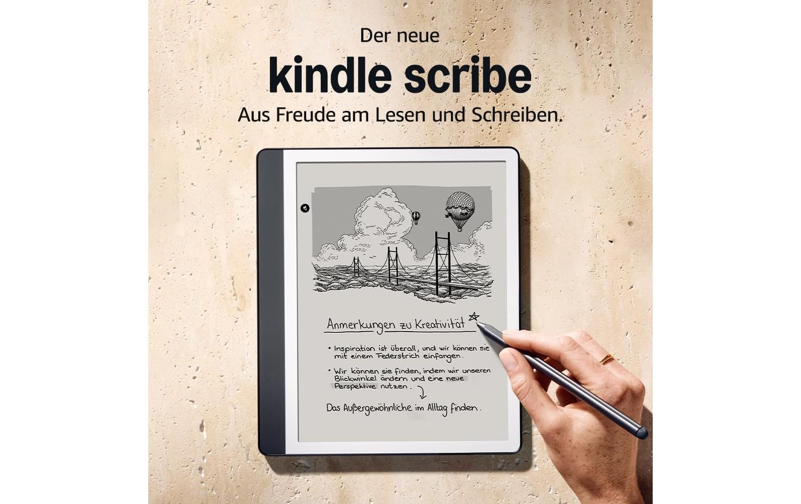 Amazon »Kindle Scribe 16 GB, 10,2 Zoll« ( / 10,2 ″) 16 GB Touchscreen)