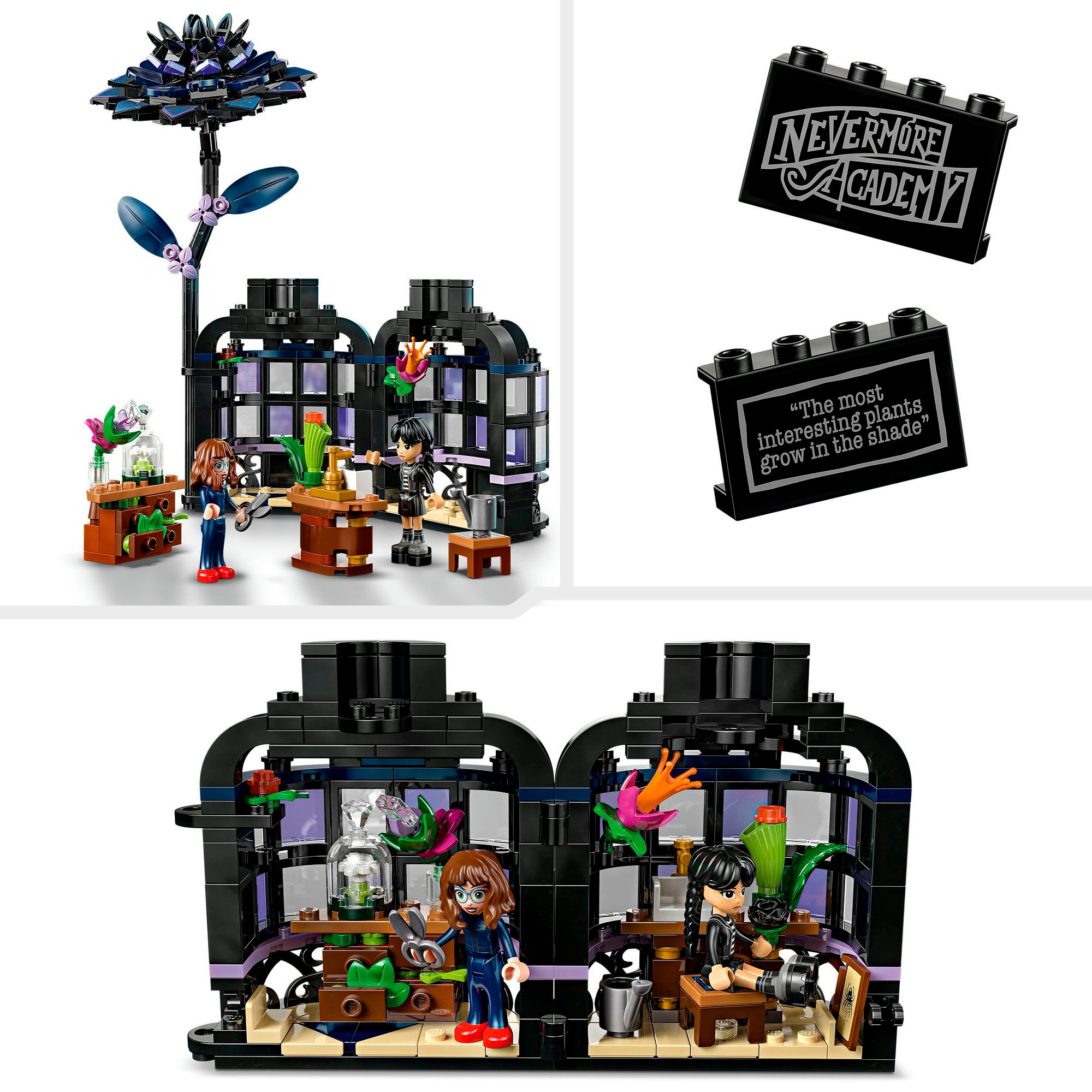 LEGO® Pions de construction »Schwarze Dahlie (76784), LEGO Wednesday« Made in Europe