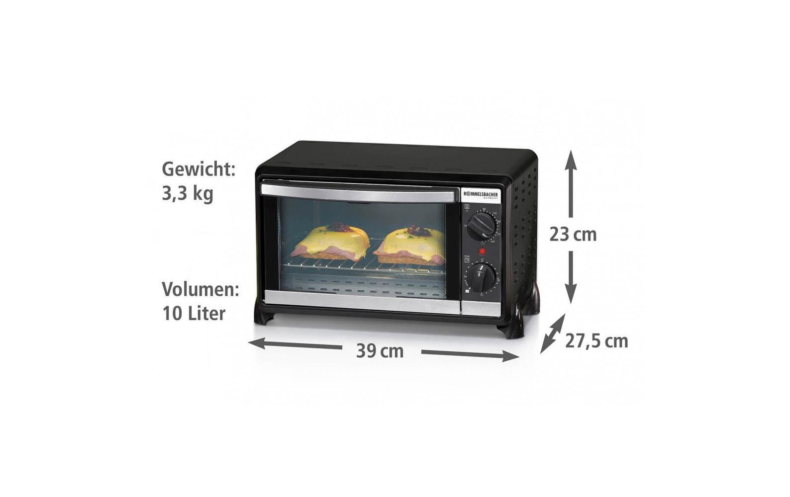 Rommelsbacher Minibackofen »20.BG 950«