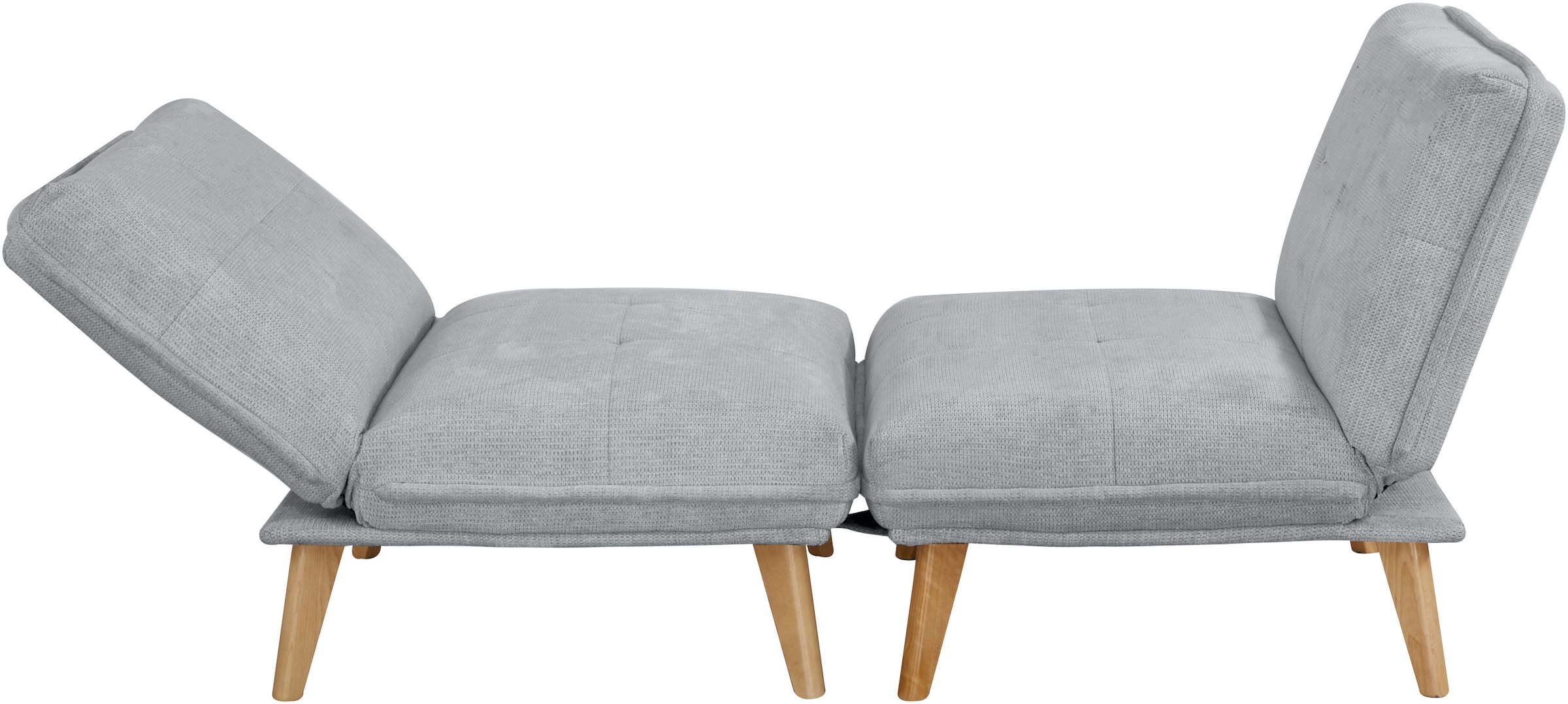 INOSIGN Sessel »DELANEY Schlafsofa, bestehend aus 2 Modulen, mit Schlaffunktion« Bettsofa, Schlafsessel, Klappsofa, erweiterbar, in Webstoff