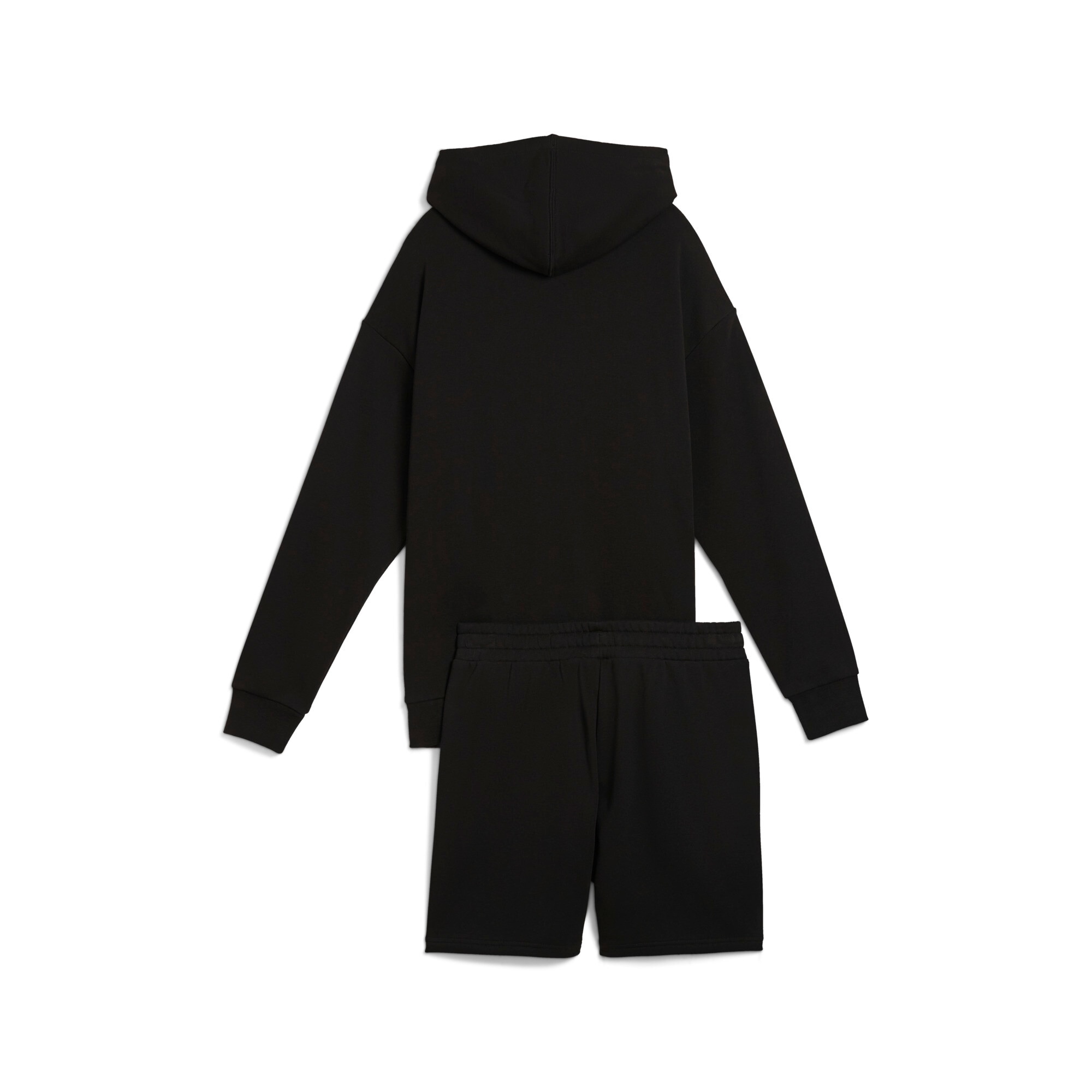PUMA Trainingsanzug »SHORT HOODED RELAXED SWEAT SUIT 7" TR OP« 2 Stk. tlg.